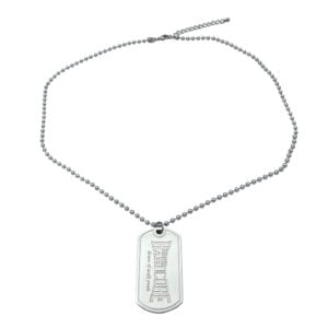 Collier 100% hardcore Dogtag Silver