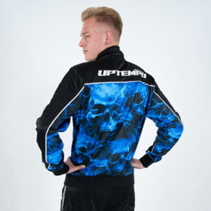 Uptempo Trainingsjacke Toxedo Skulls schwarz