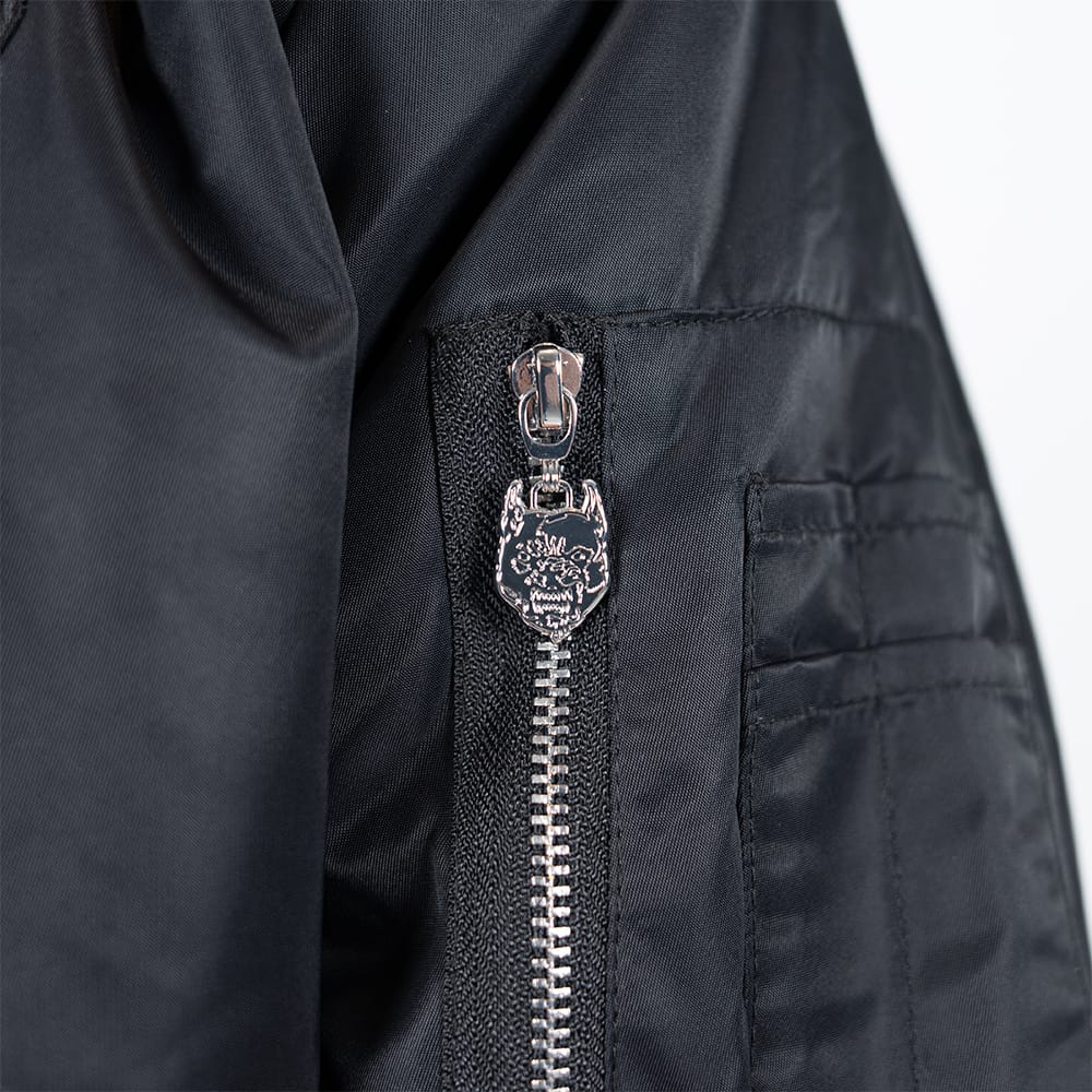 100% Hardcore Bomberjacke Vertical Black – Bild 6