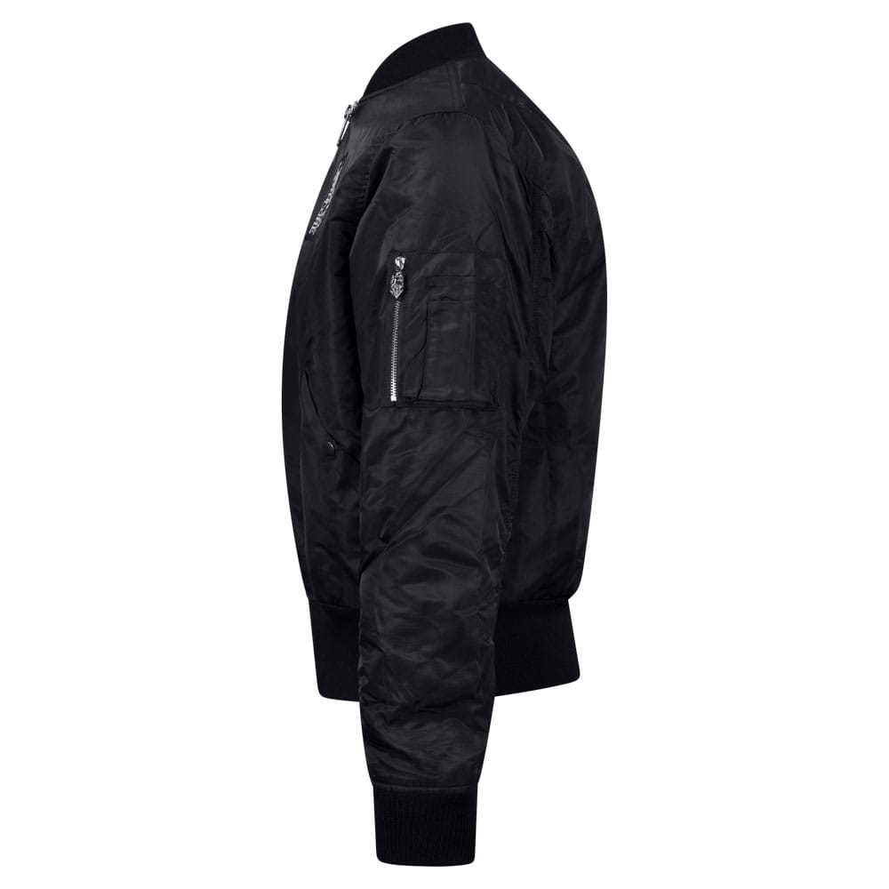 100% Hardcore Bomberjacke Vertical Black – Bild 8