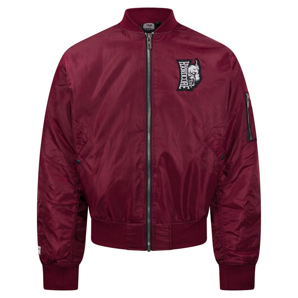 100% Hardcore Bomberjacke Vertical Red – Bild 9