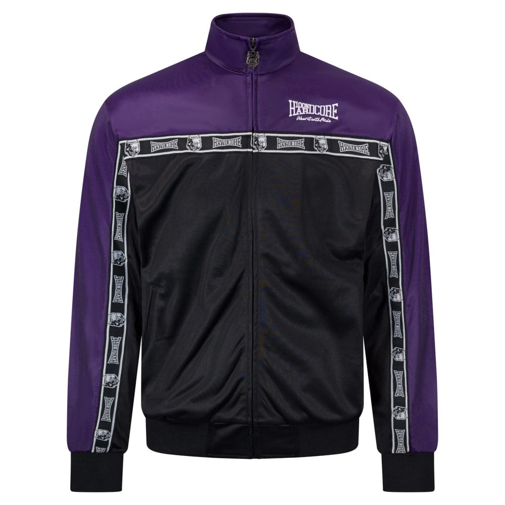 100% Hardcore Trainingsjacke Essential purple – Bild 6