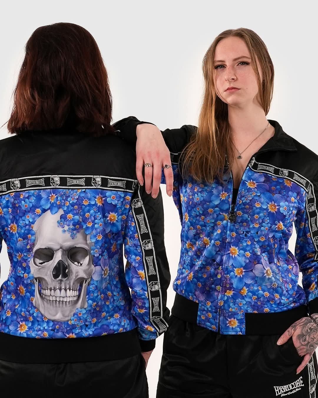 100% Hardcore Girlie Trainingsjacke Flower Power – Bild 3