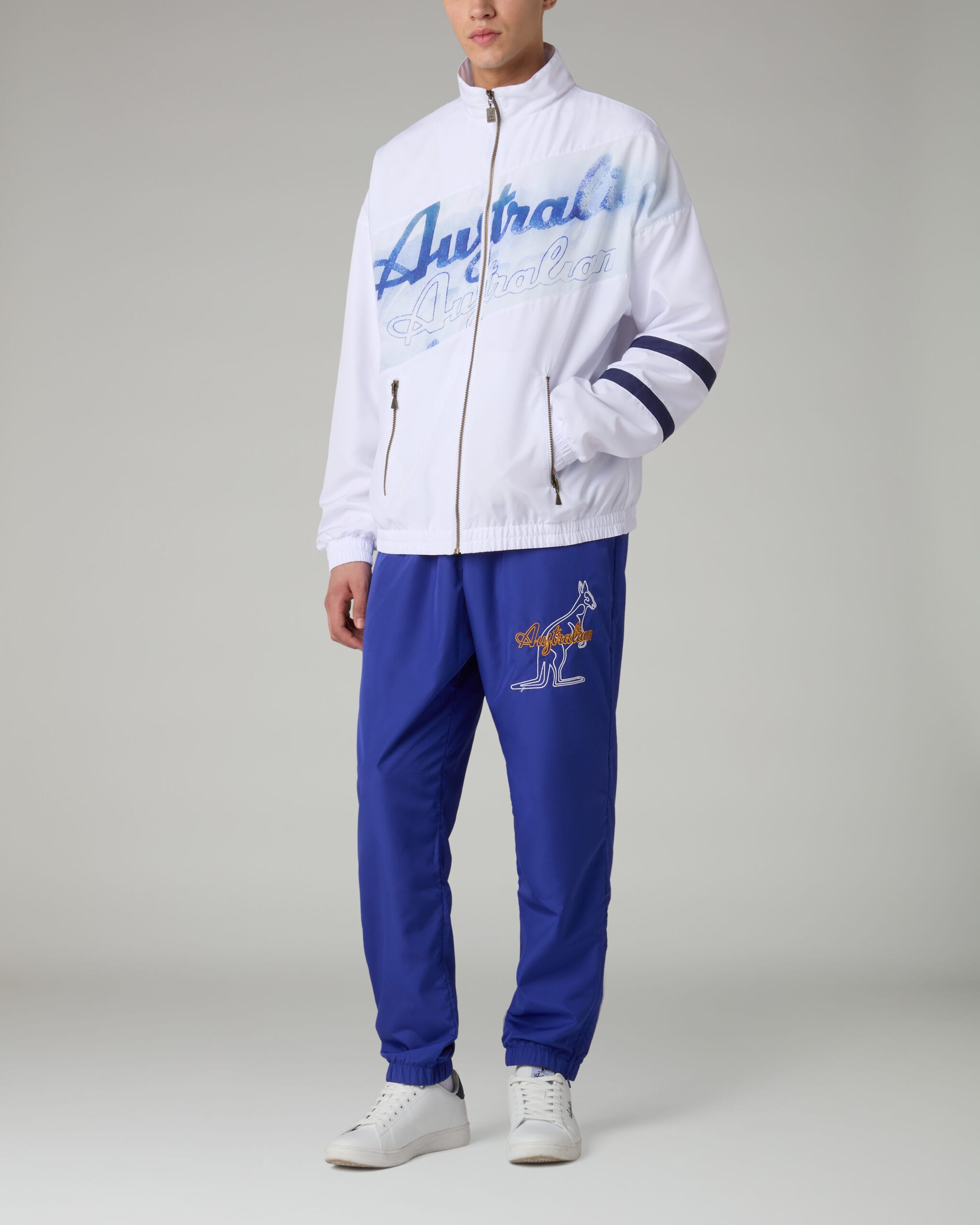 Australian Veste de survêtement Print Smash ARUGC0015 EGO01 BIANCO - Image 2