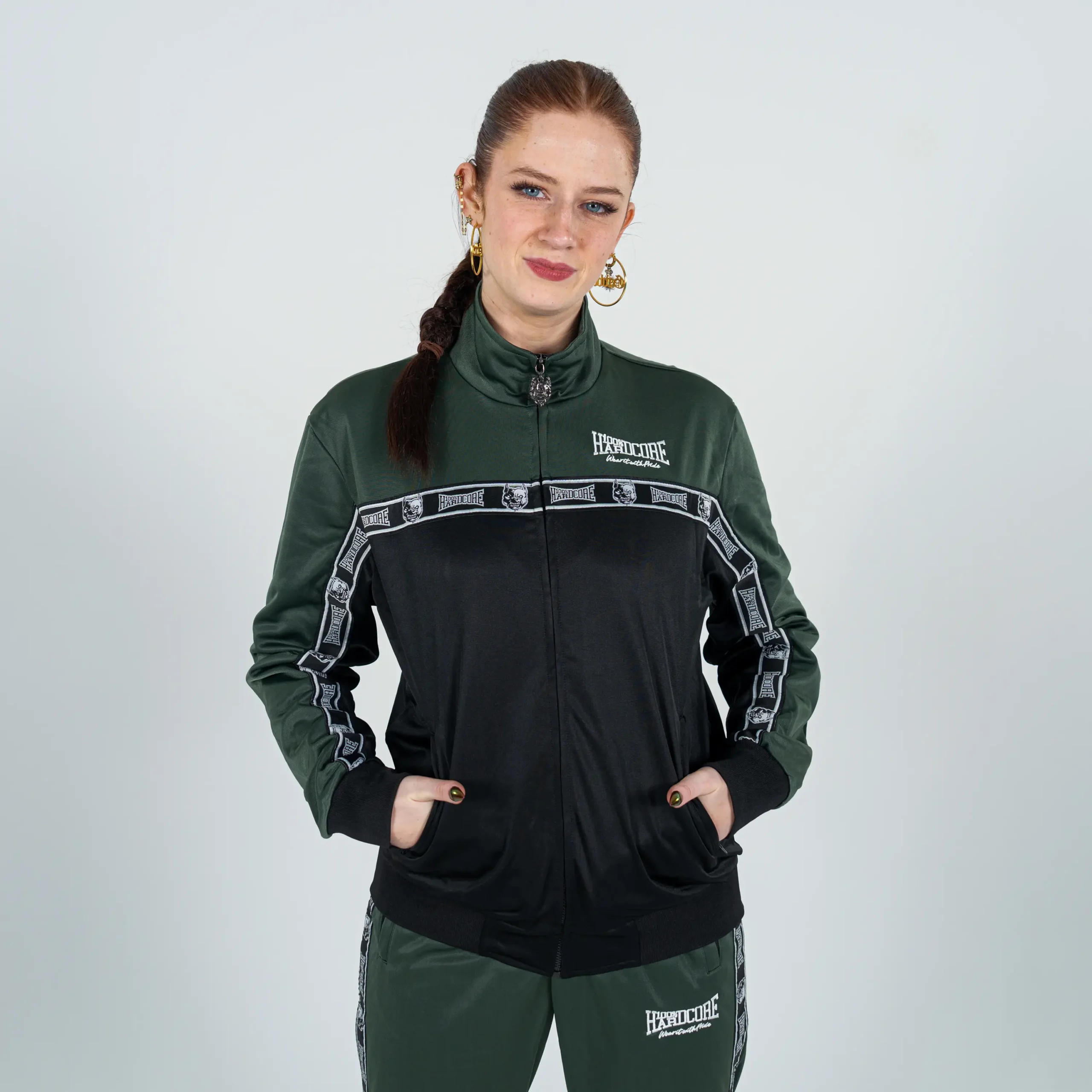 Veste d'entraînement 100% Hardcore Essential dark green - image 5