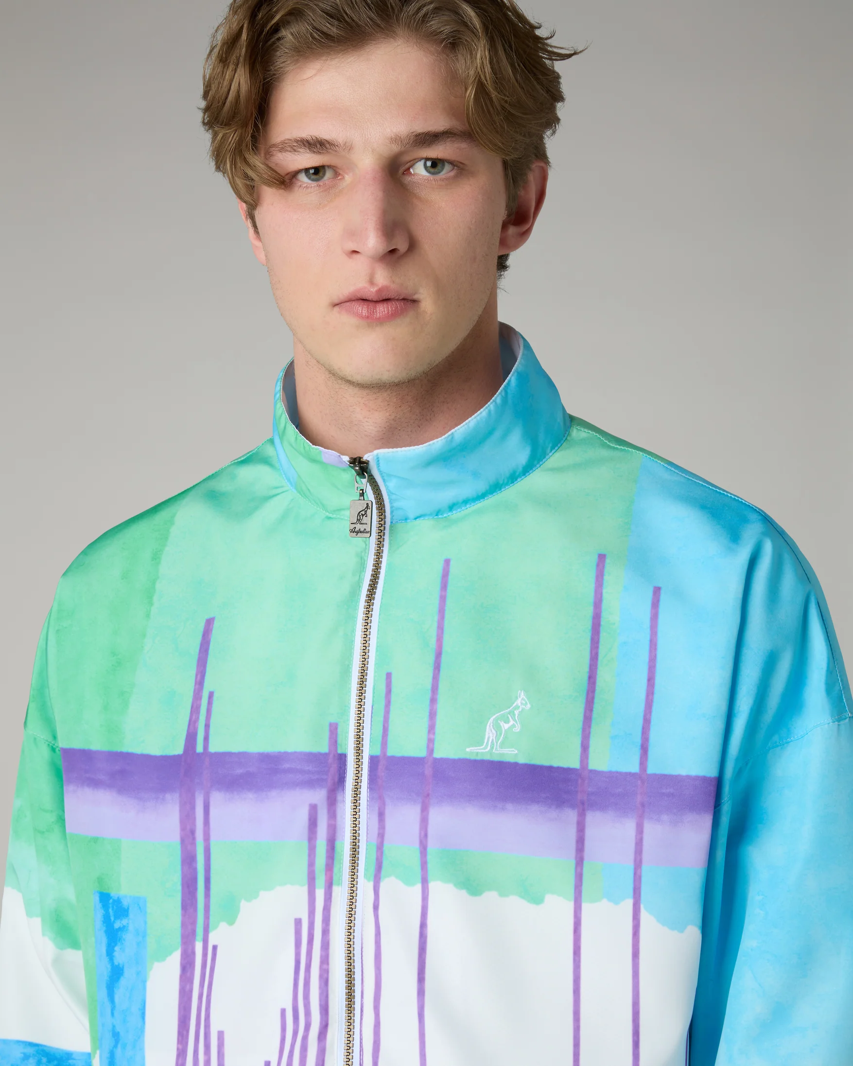 Australian Veste d'entraînement Print Smash ARUGX00002 GORA01 283 Vert vif - photo 4