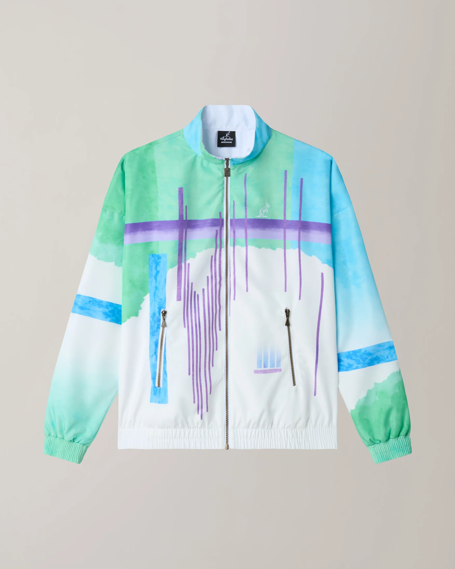 Australian Veste d'entraînement Print Smash ARUGX00002 GORA01 283 Vert vif