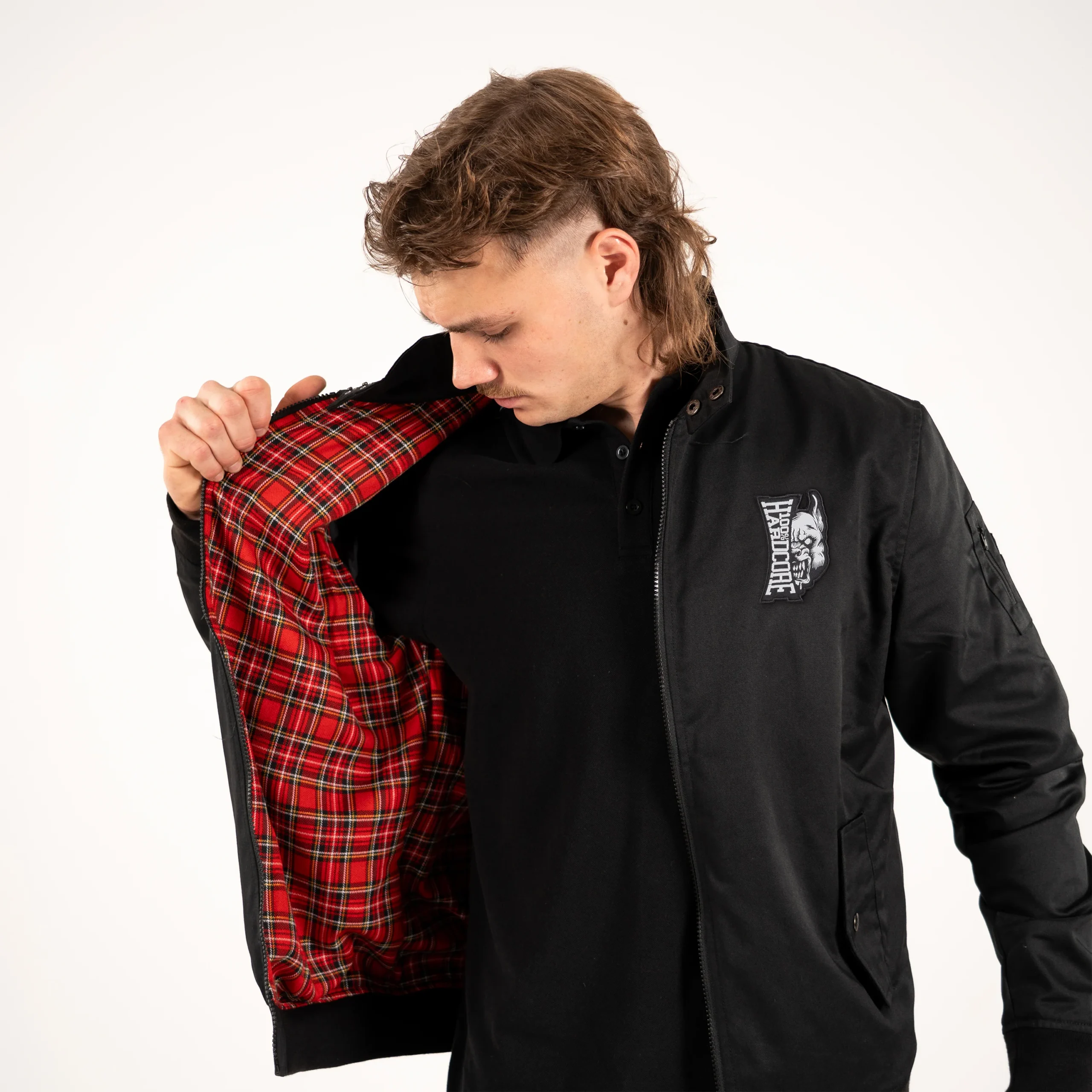 100% Hardcore Harrington Jacket Branded Rage - Image 4