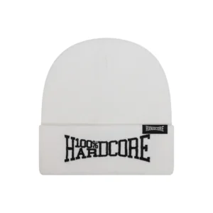 100% Hardcore Mütze Essential weiss