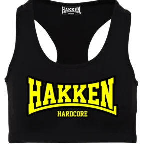 Hakken Top Canary Black white