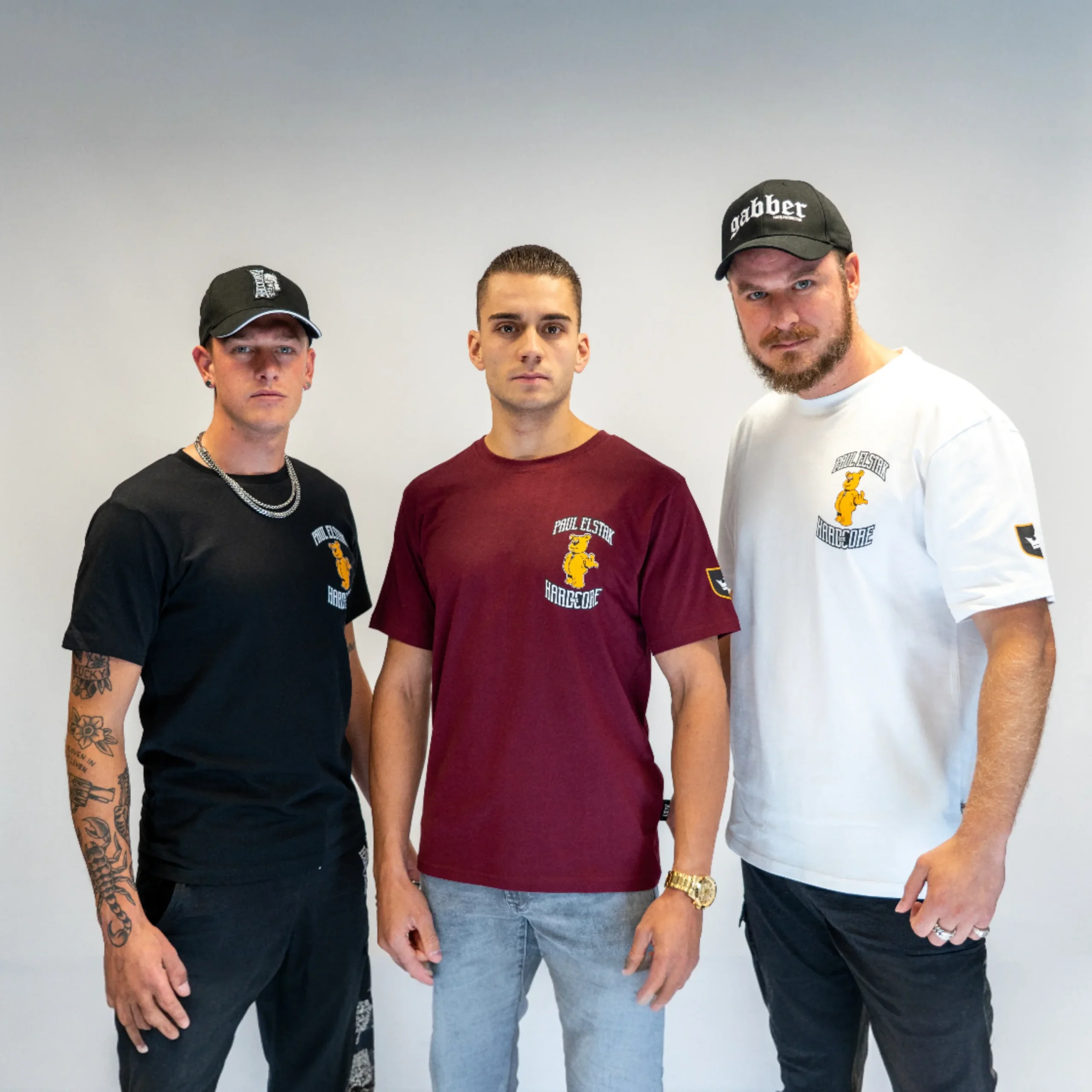 100% Hardcore - Paul Elstak T-Shirt Bordeaux - Image 3