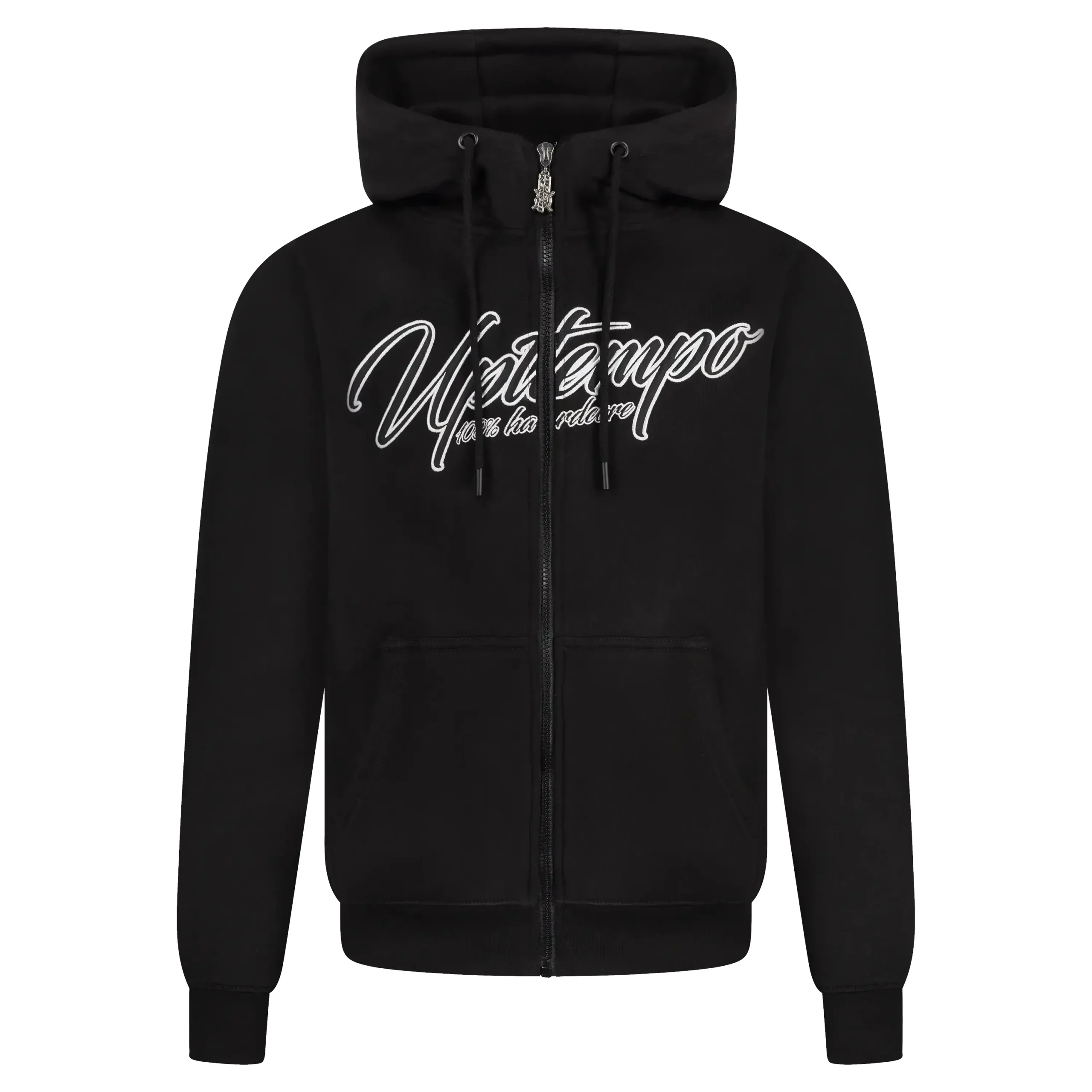 Uptempo Hooded Zipper Signature black