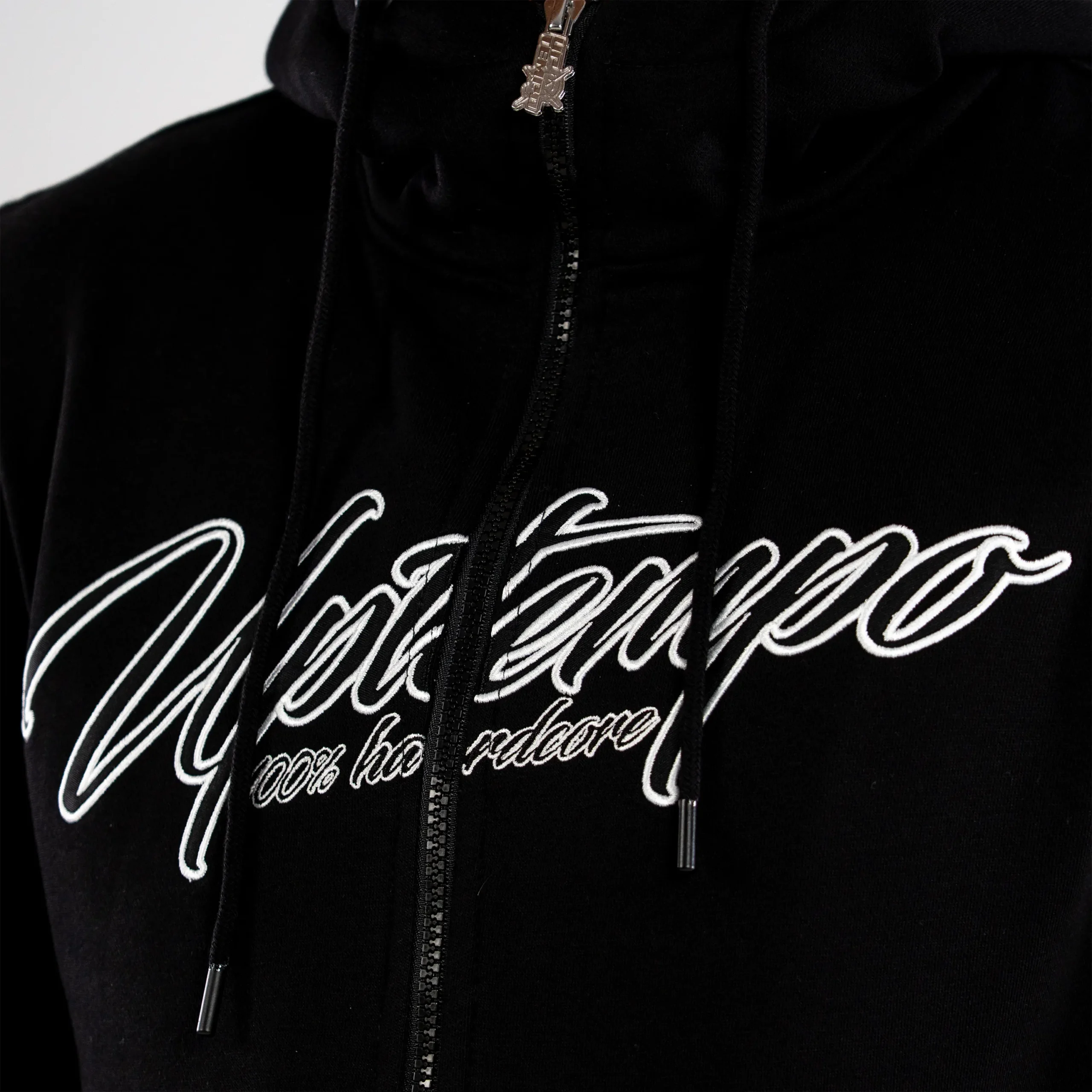 Uptempo Hooded Zipper Signature black - Image 3
