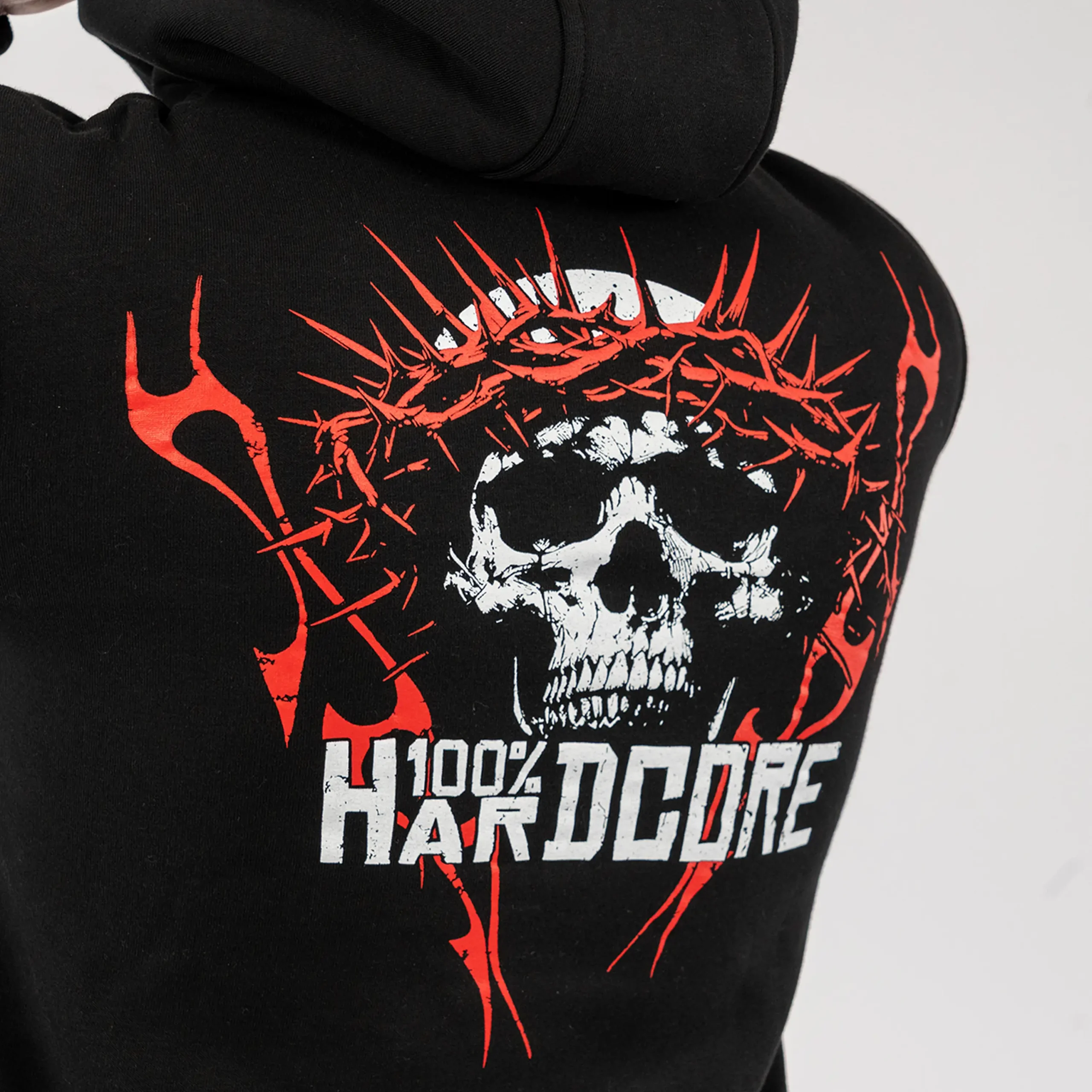 100% Hardcore Hoodie Blood Crown – Image 6