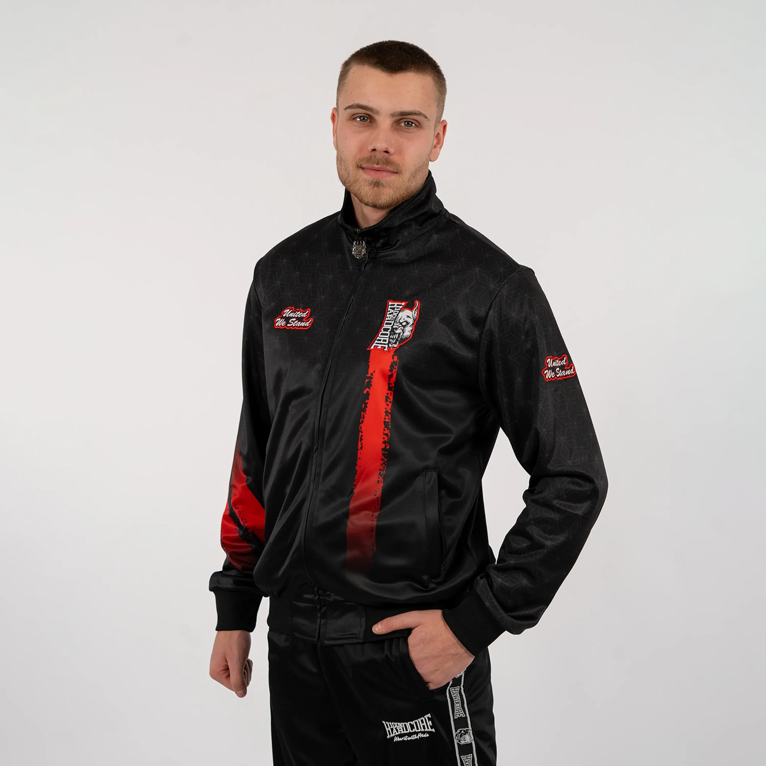 100% Hardcore Trainingsjacke Red Mark – Bild 2