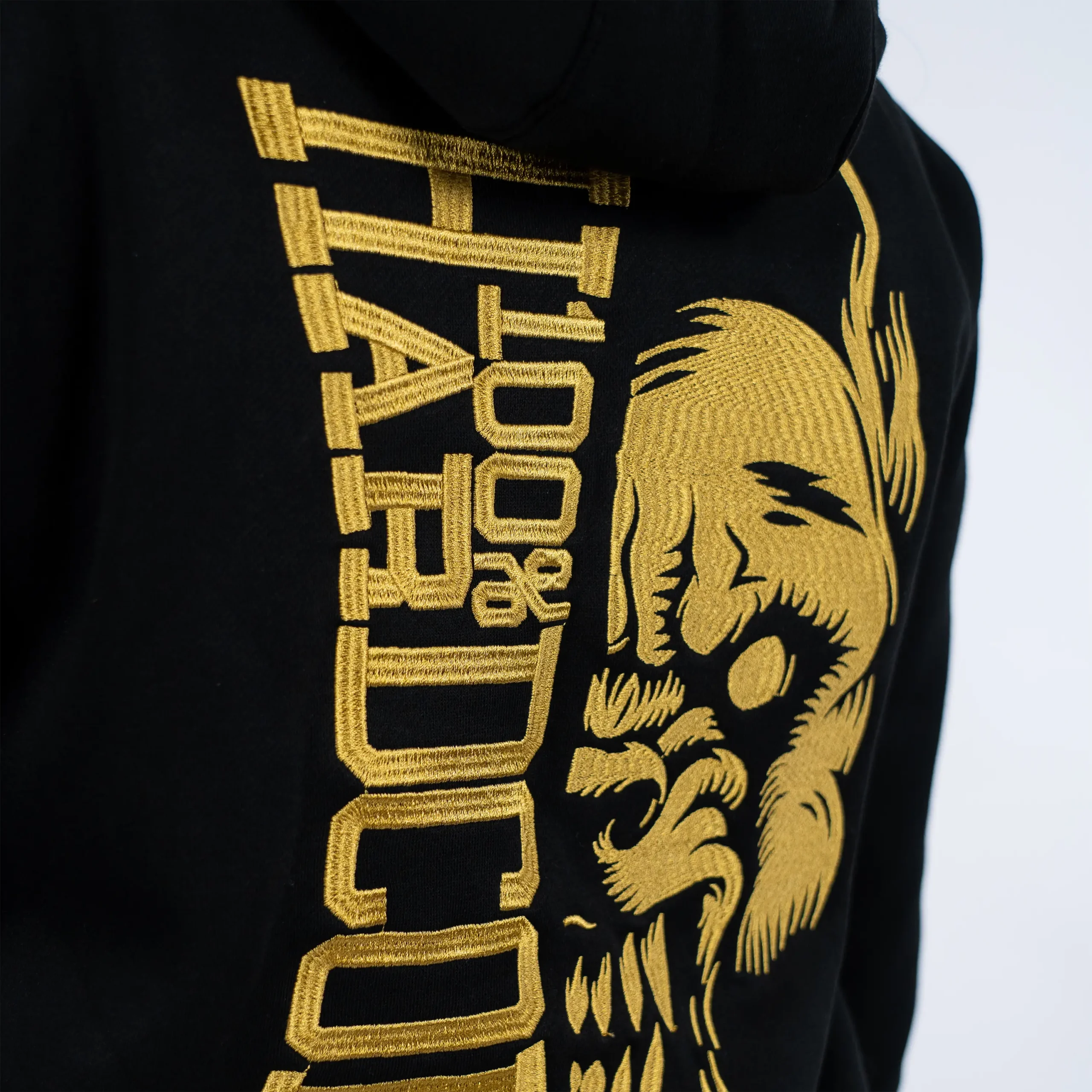 100% Hardcore Hooded Zipper Essential Gold – Image 4