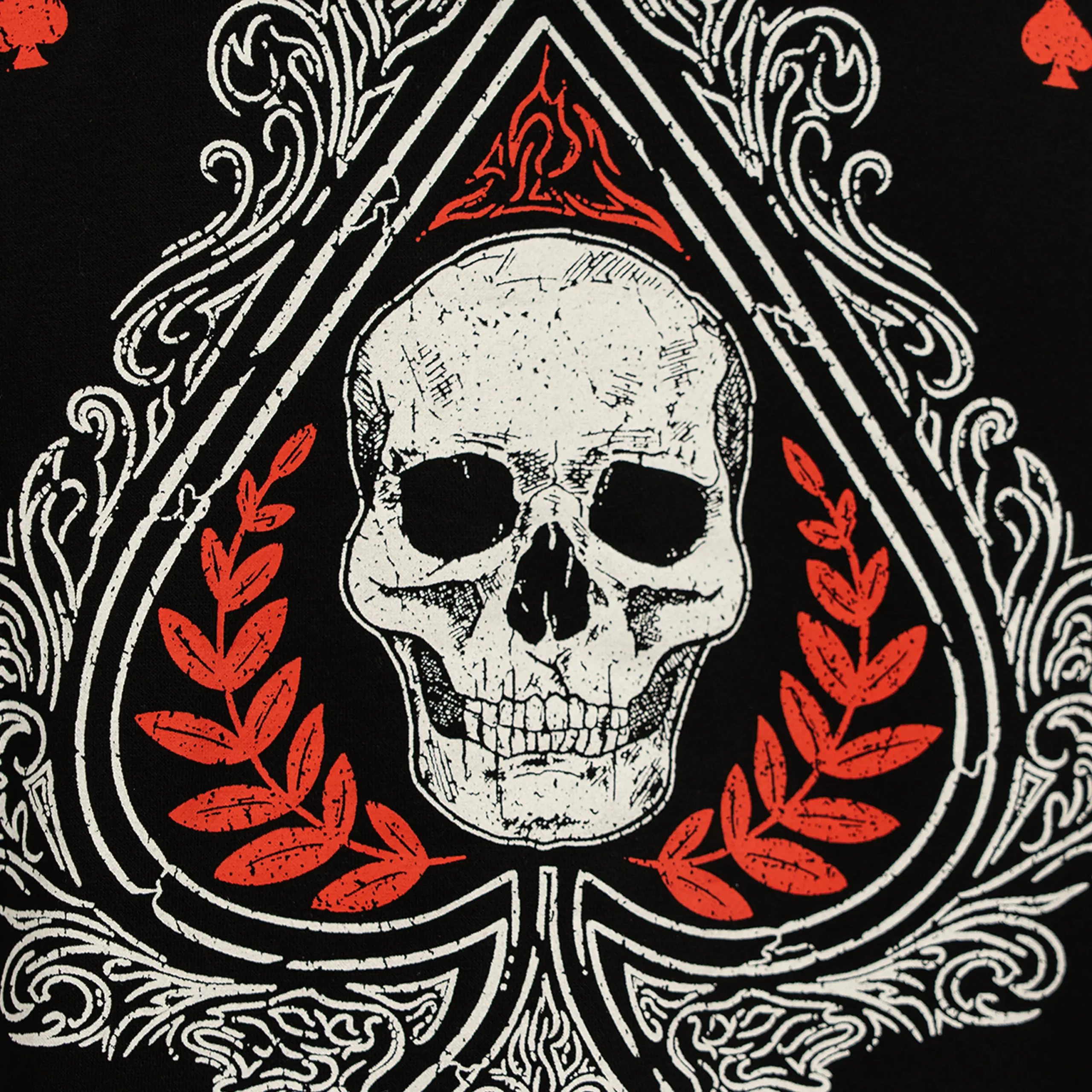 100% Hardcore Hooded Zipper Ace of Spades – Image 4