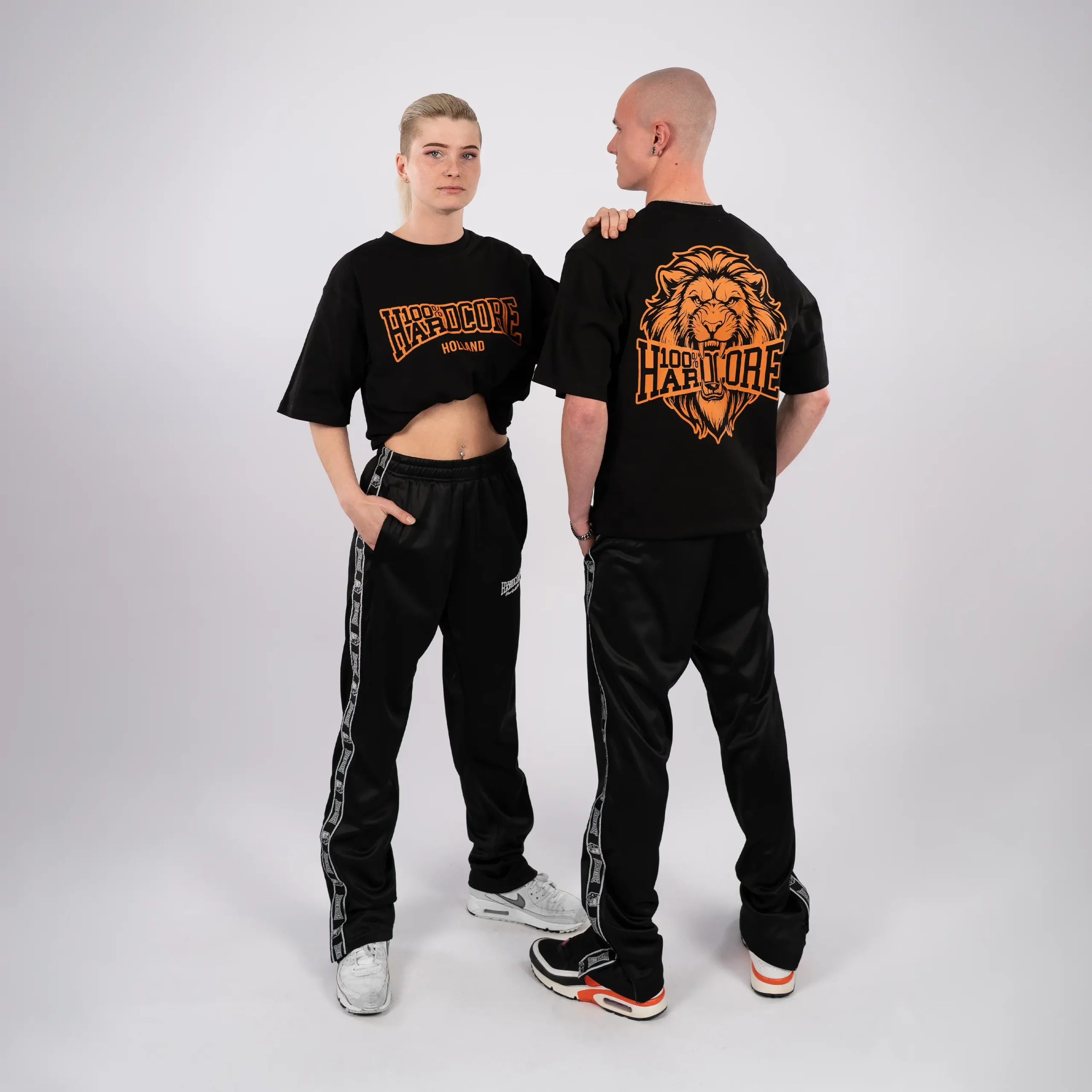 T-shirt 100 % Hardcore Oversized Crowned – Image 5