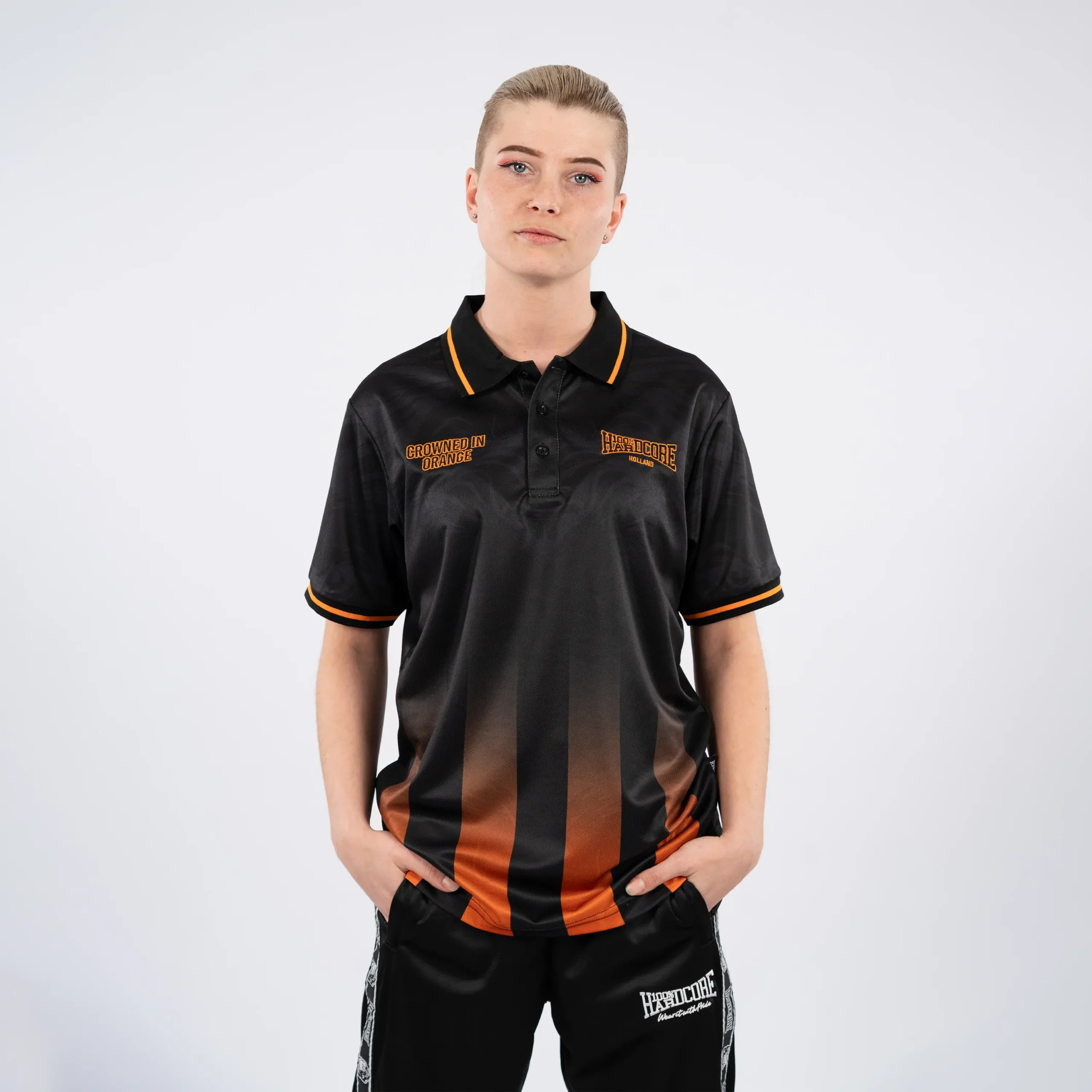 T-shirt de foot 100 % hardcore « Crowned » – Image 3