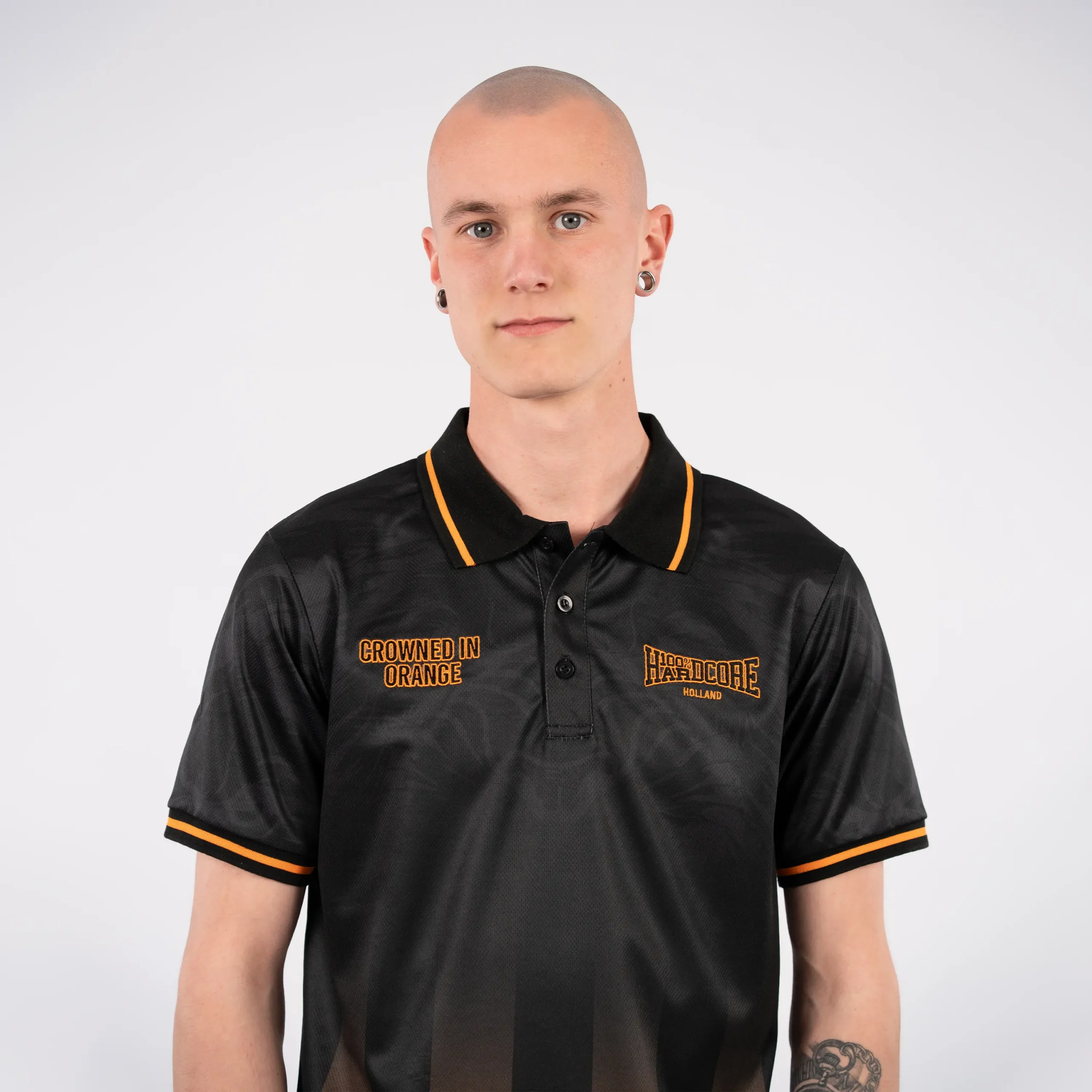 T-shirt de foot 100 % hardcore « Crowned » – Image 5