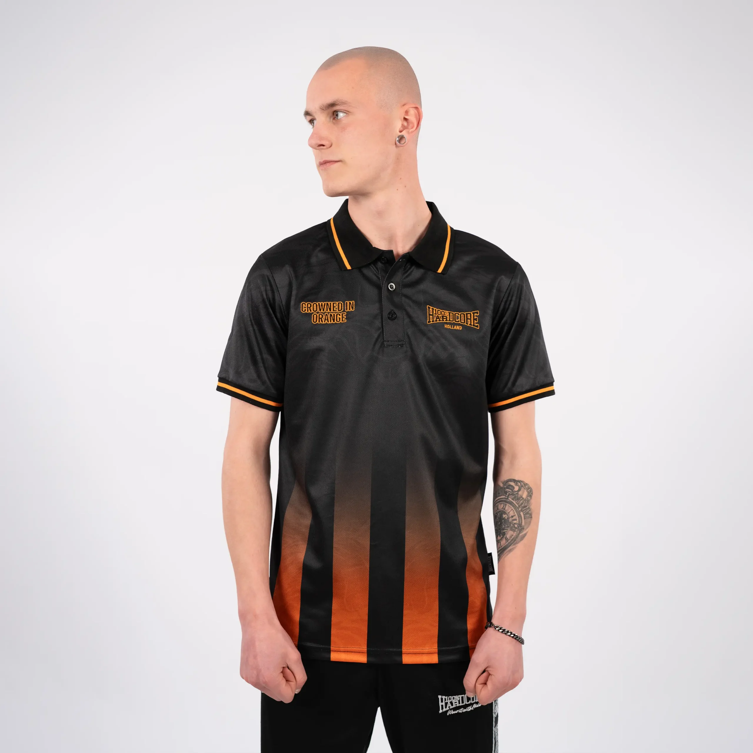 T-shirt de foot 100 % hardcore « Crowned » – Image 6