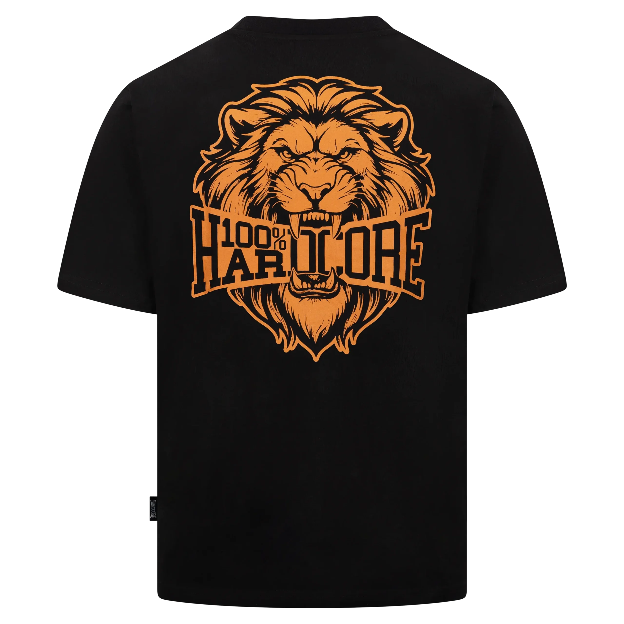T-shirt 100 % Hardcore, coupe oversize, motif couronne