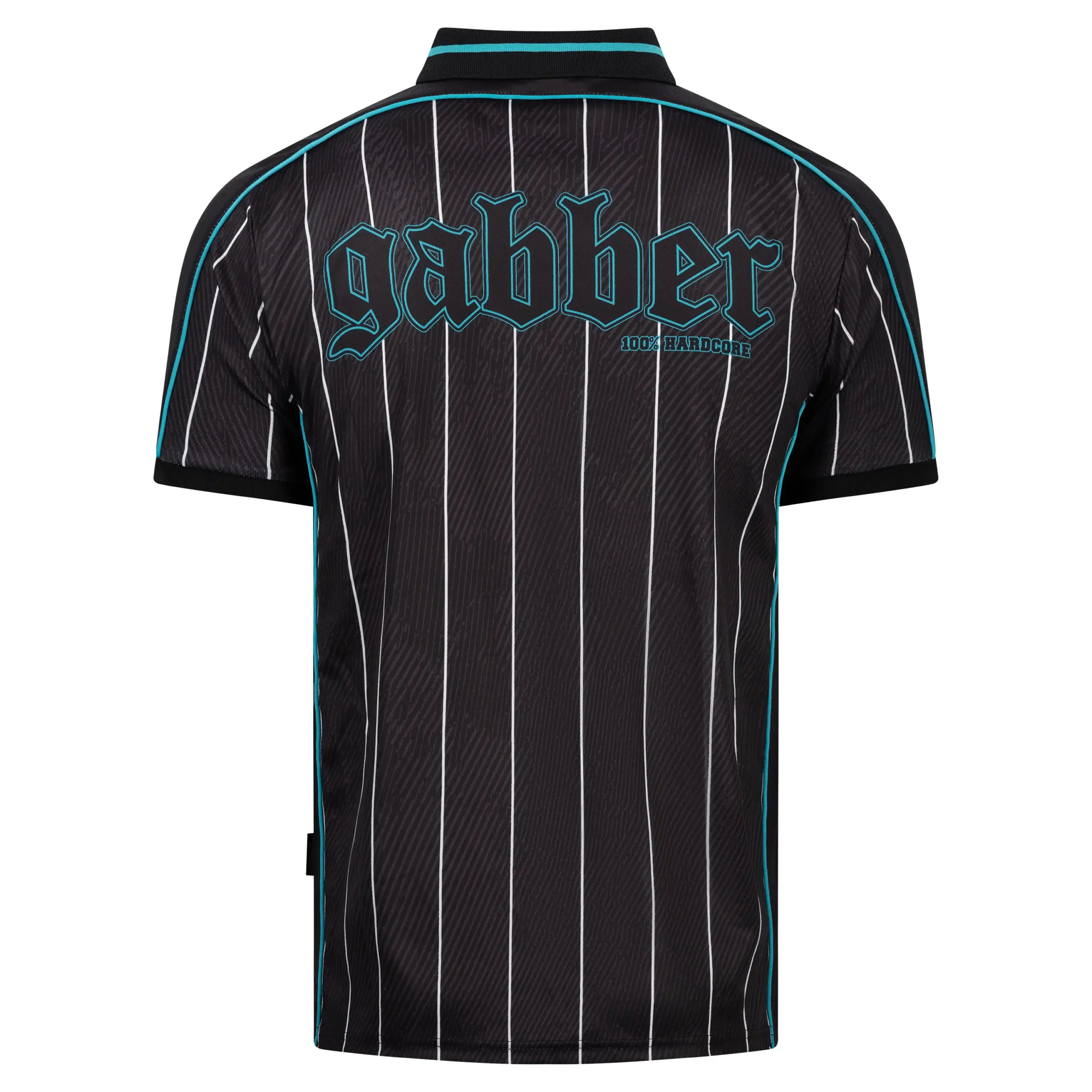T-shirt de foot 100 % hardcore Gabber turquoise