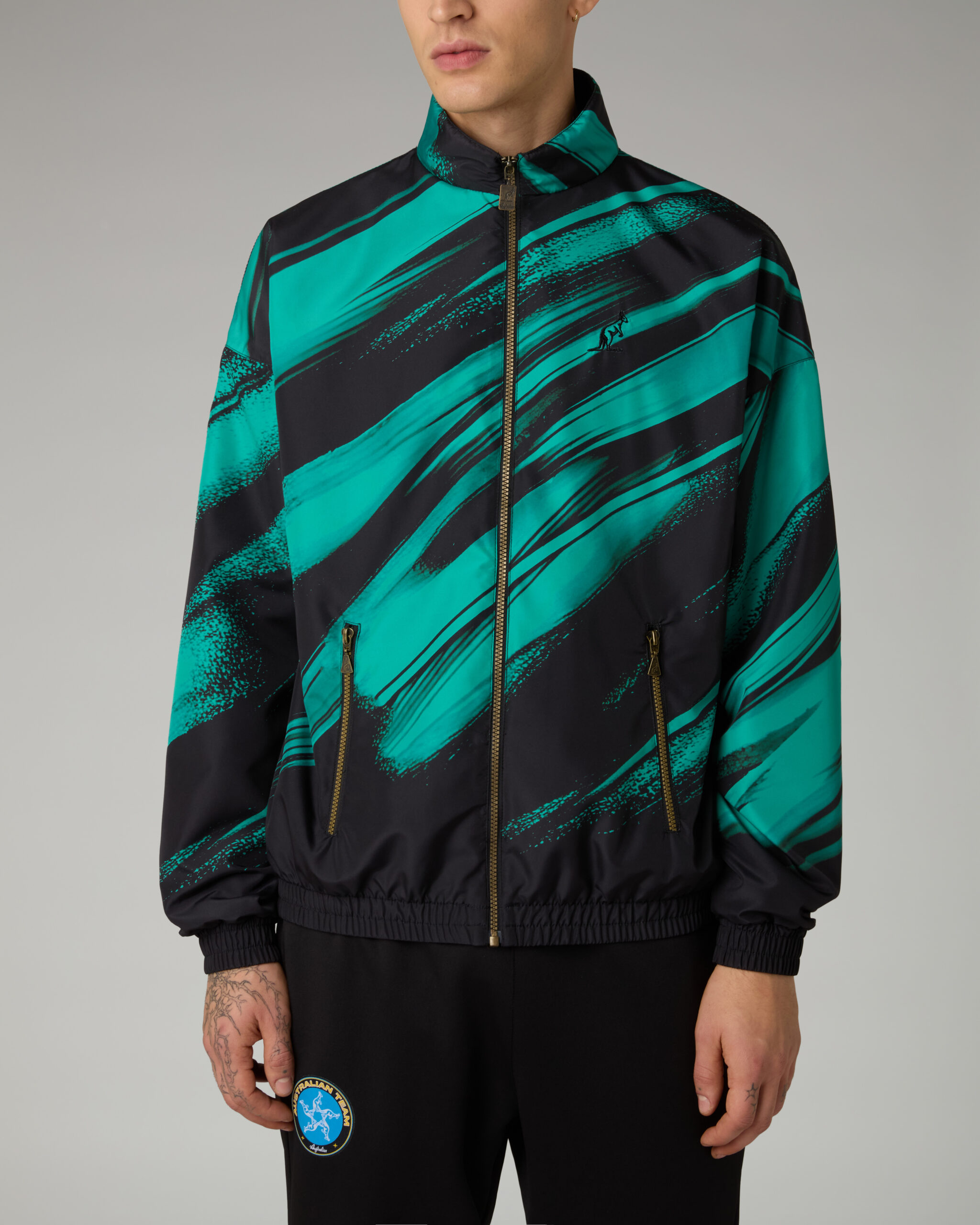 Veste d'entraînement australienne Print Smash Green Overseas 913 – Image 4