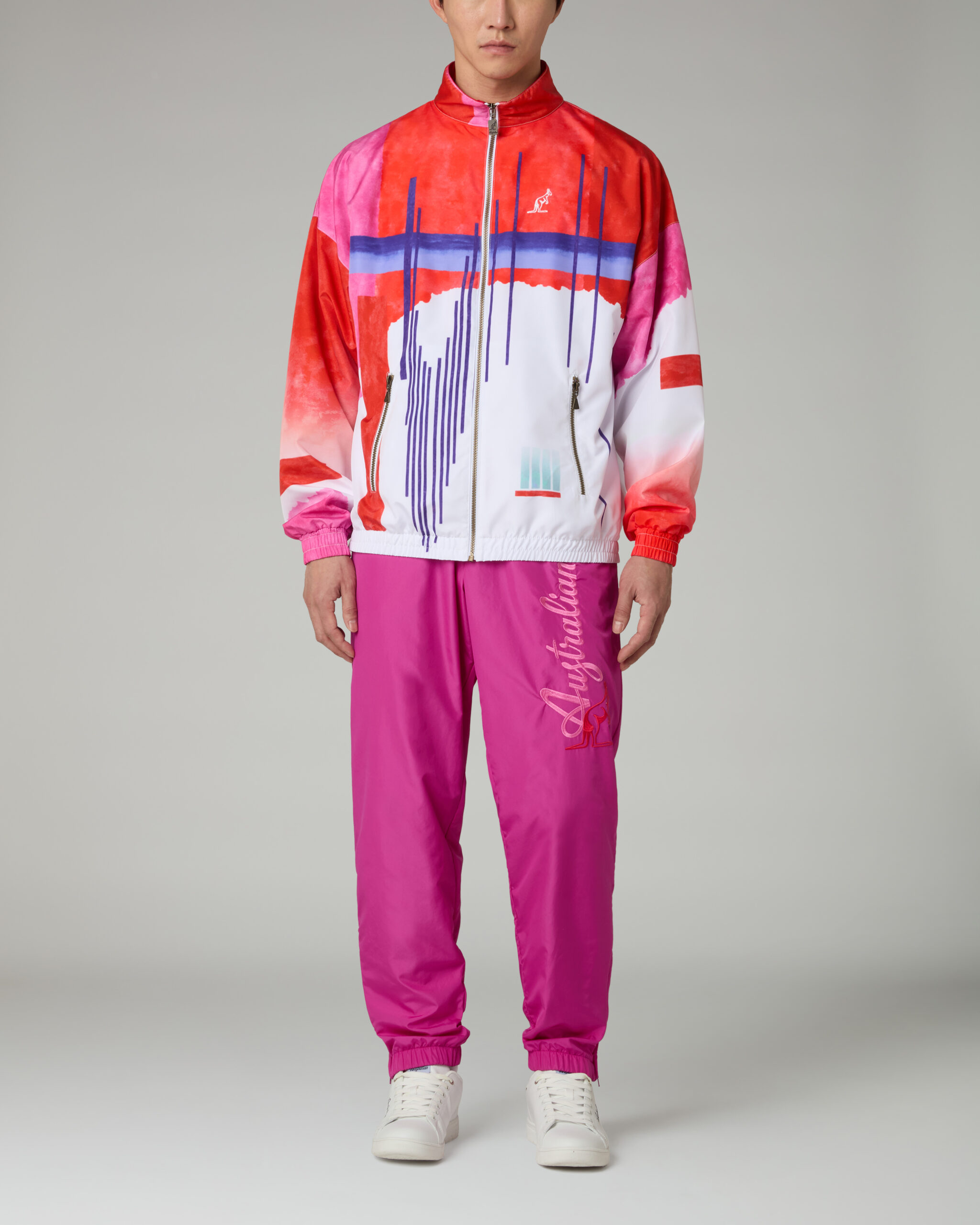 Veste d'entraînement australienne Print Smash Bright Red 720 – Image 3