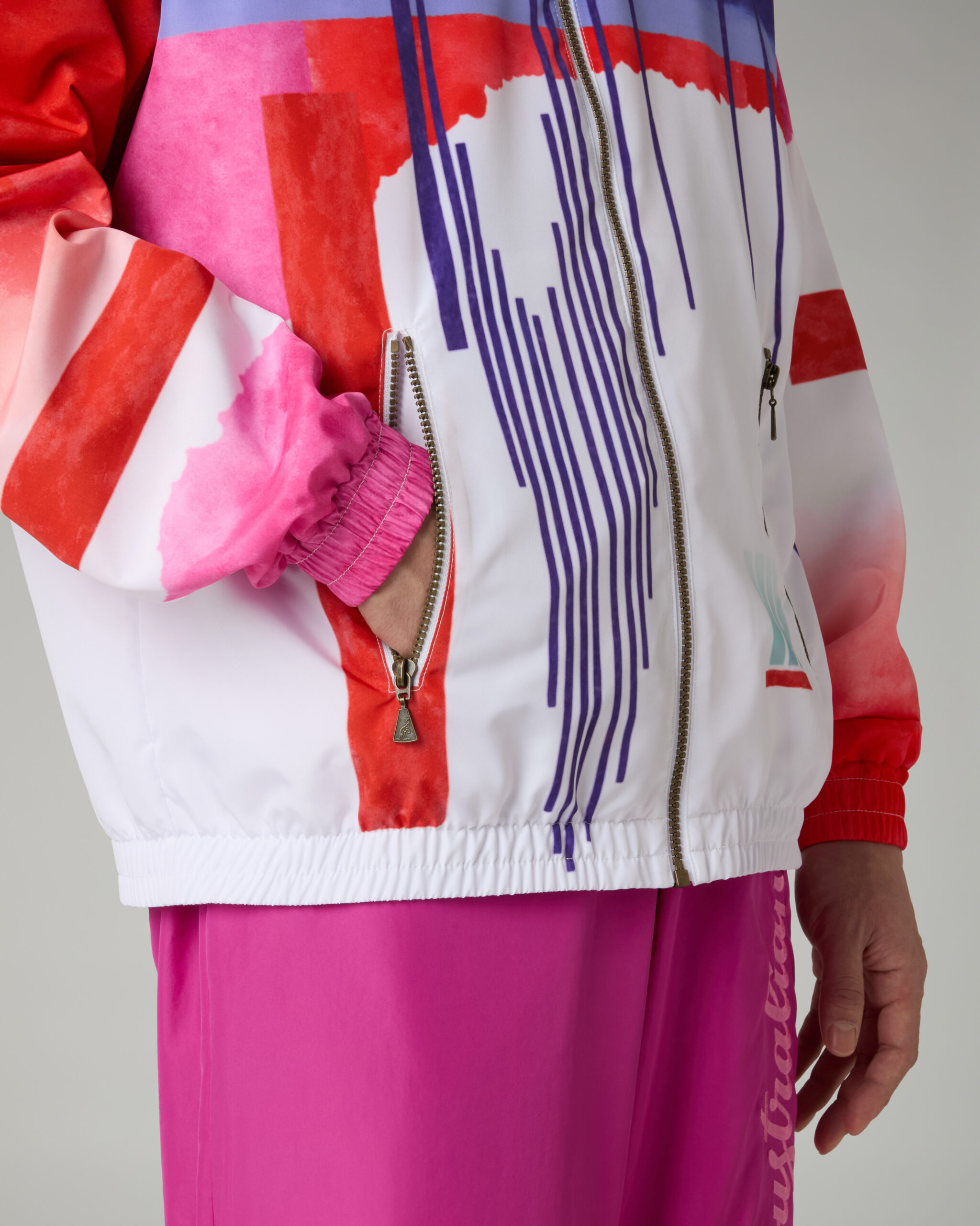 Veste d'entraînement australienne Print Smash Bright Red 720 – Image 7