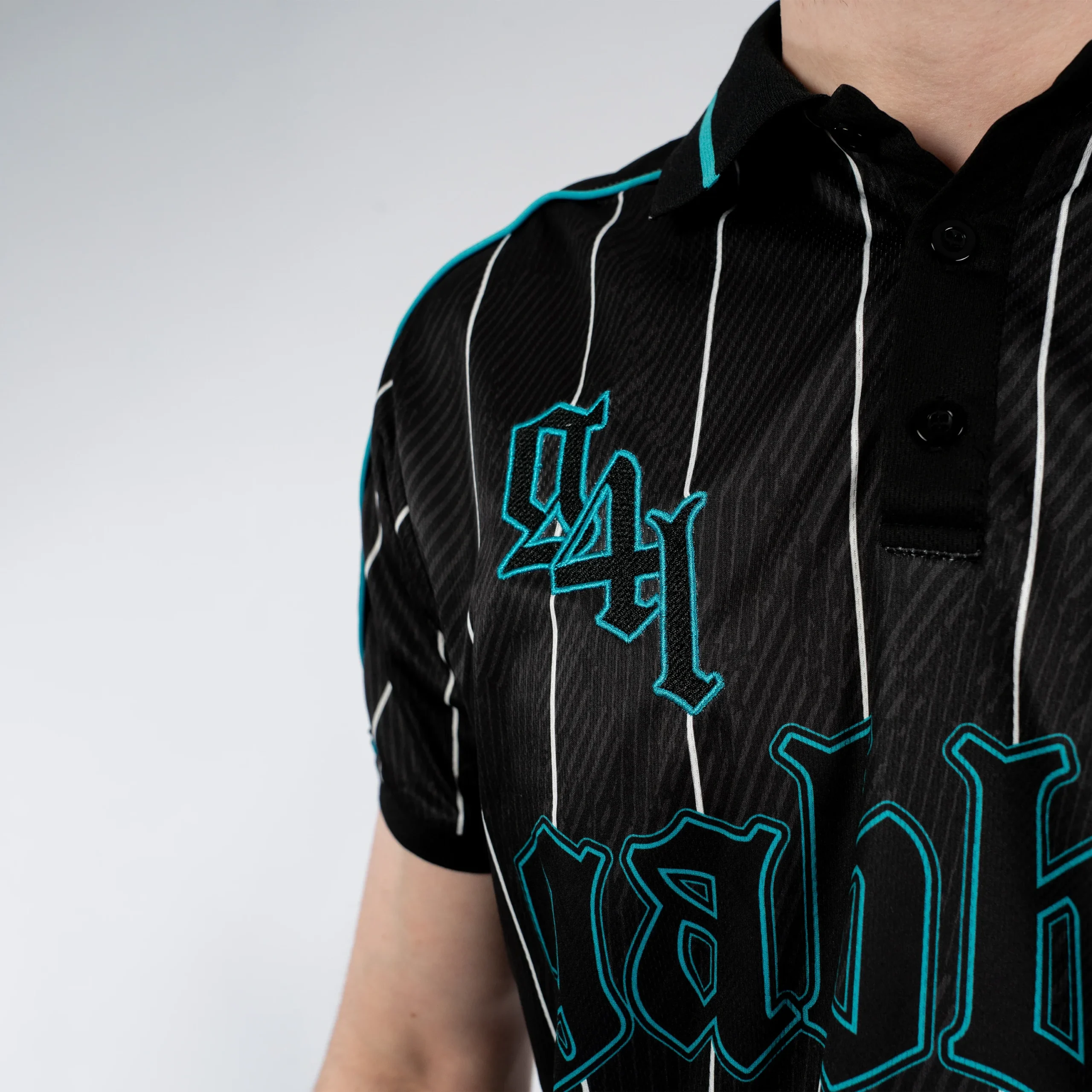 T-shirt de foot 100 % hardcore Gabber Turquoise – Image 3