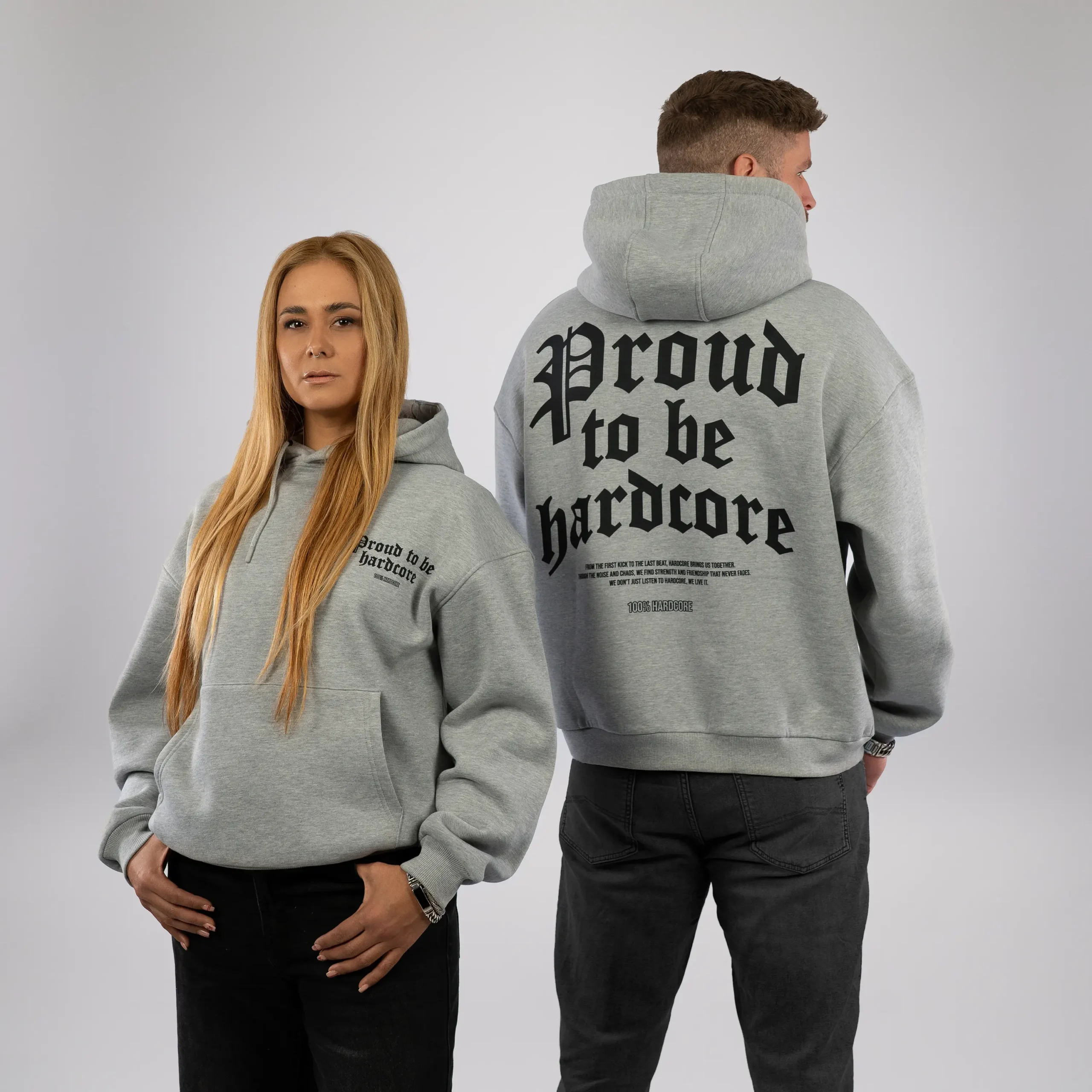 100% Hardcore Hooded Proud to be – Bild 2