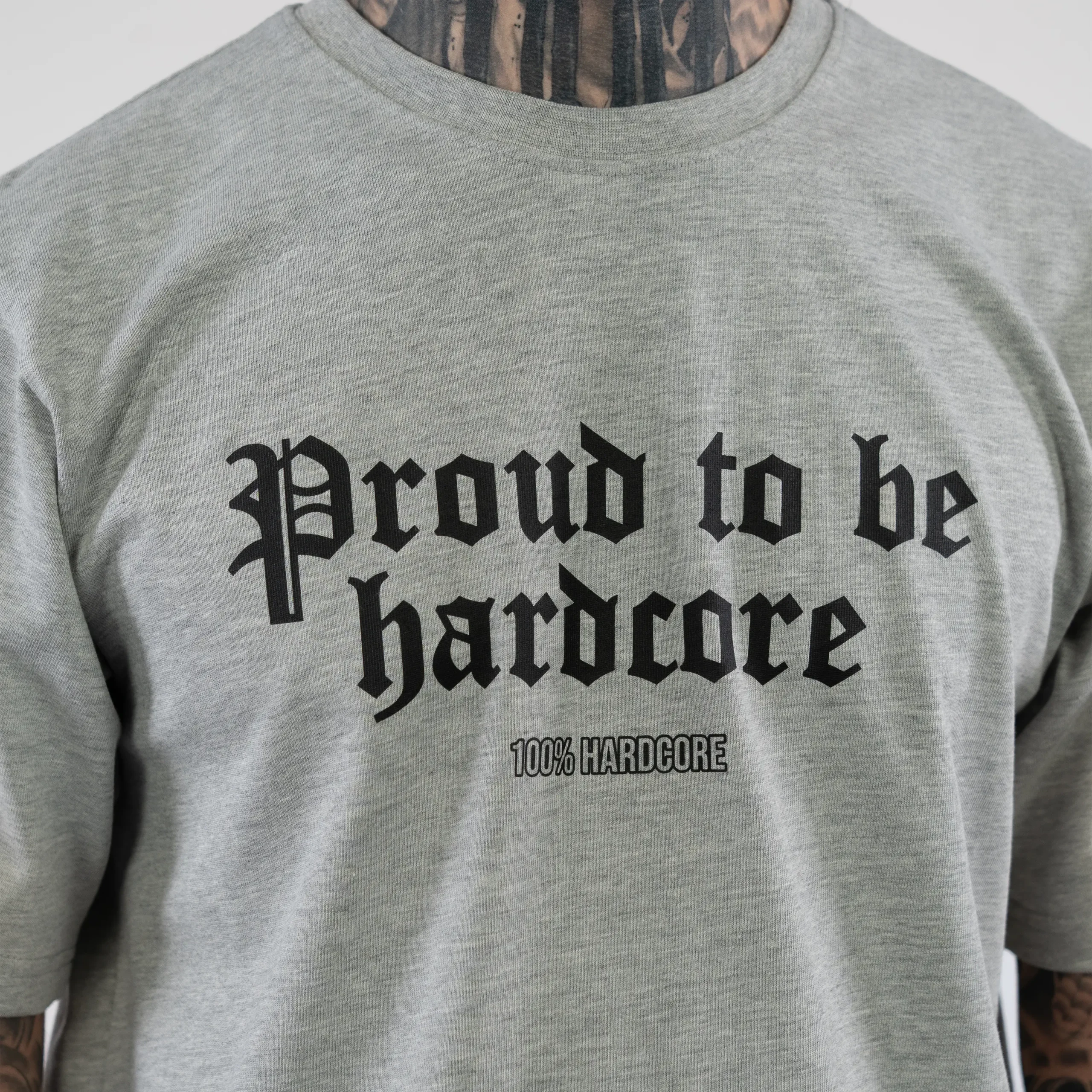 T-shirt 100 % Hardcore « Proud to be Grey » – Image 3