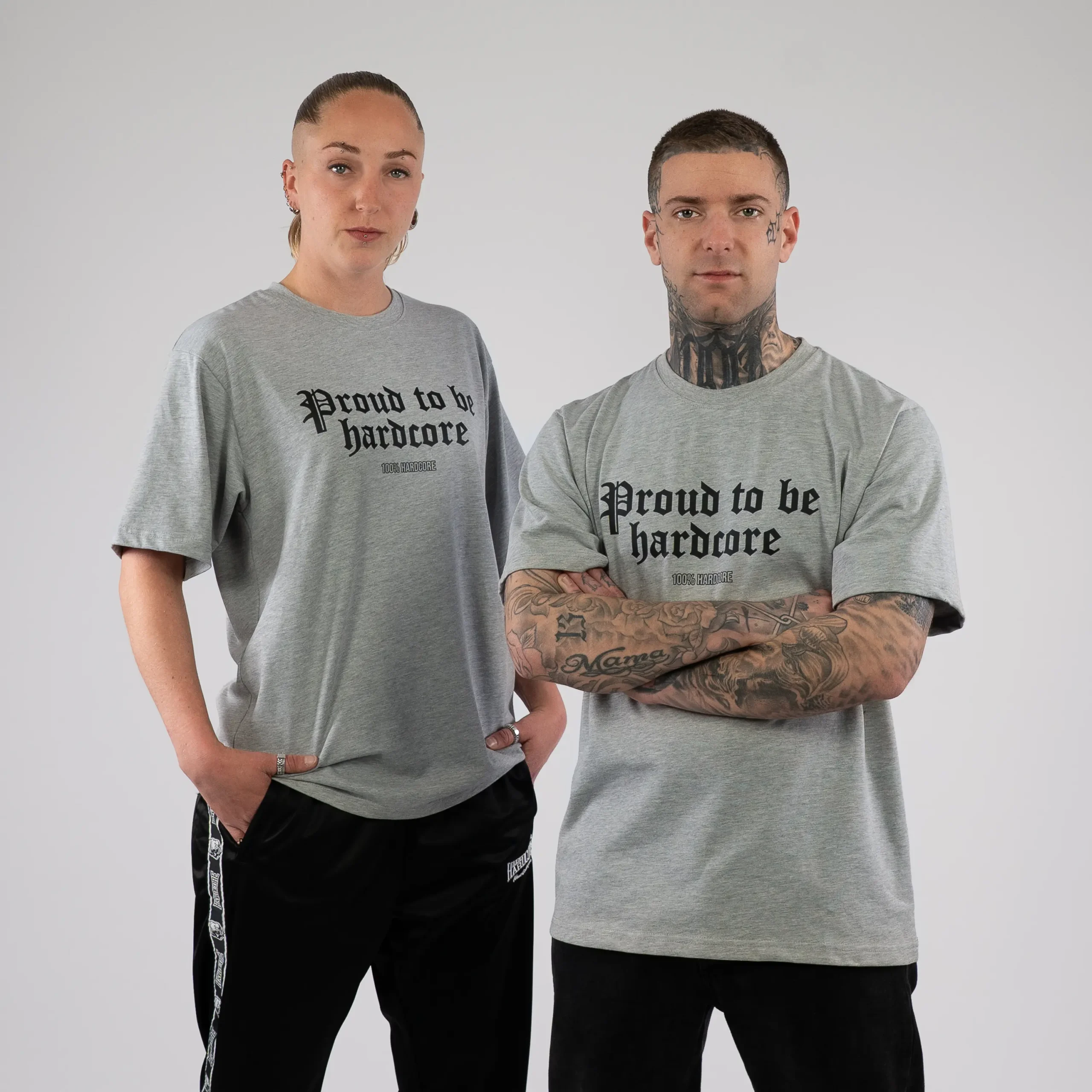 T-shirt 100 % Hardcore « Proud to be Grey » – Image 6