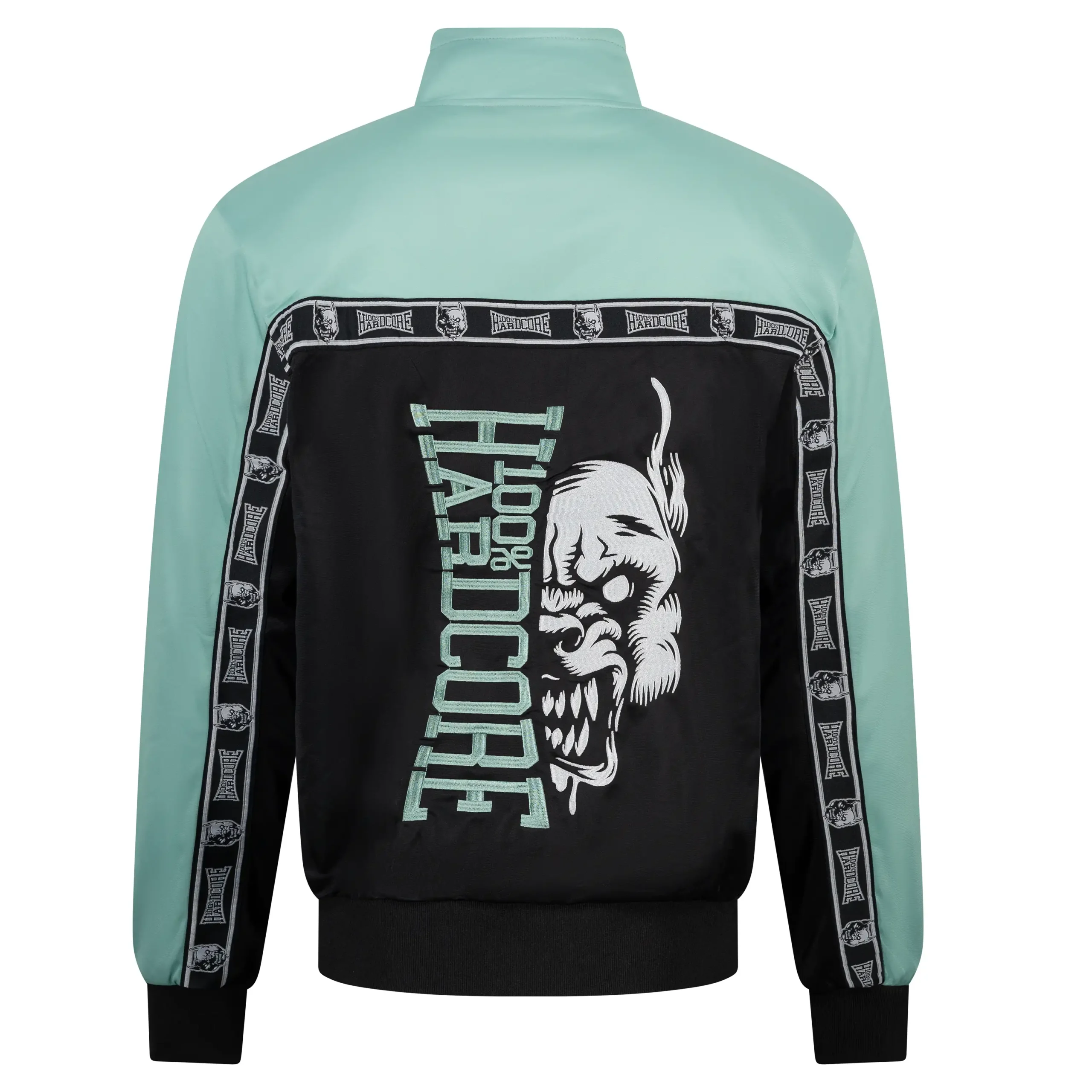 100% Hardcore Trainingsanzug komplett Essential Mint/Black – Bild 2