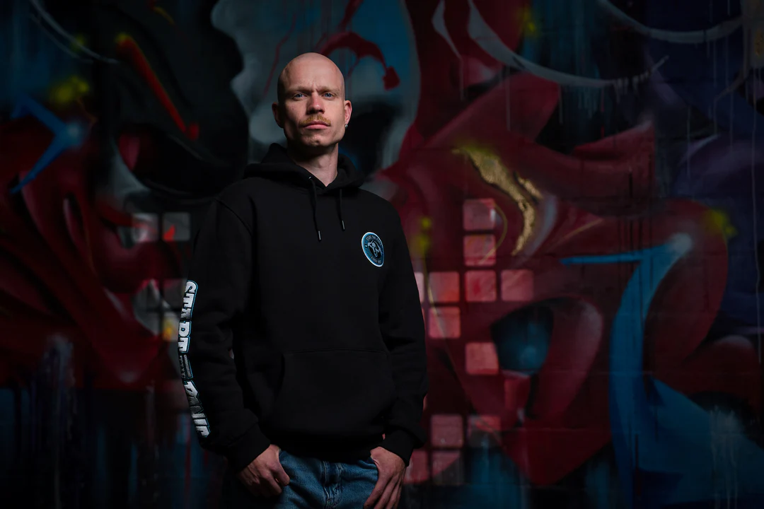 DJ Panic - Sweat à capuche zippé « Early Rave » – Image 2