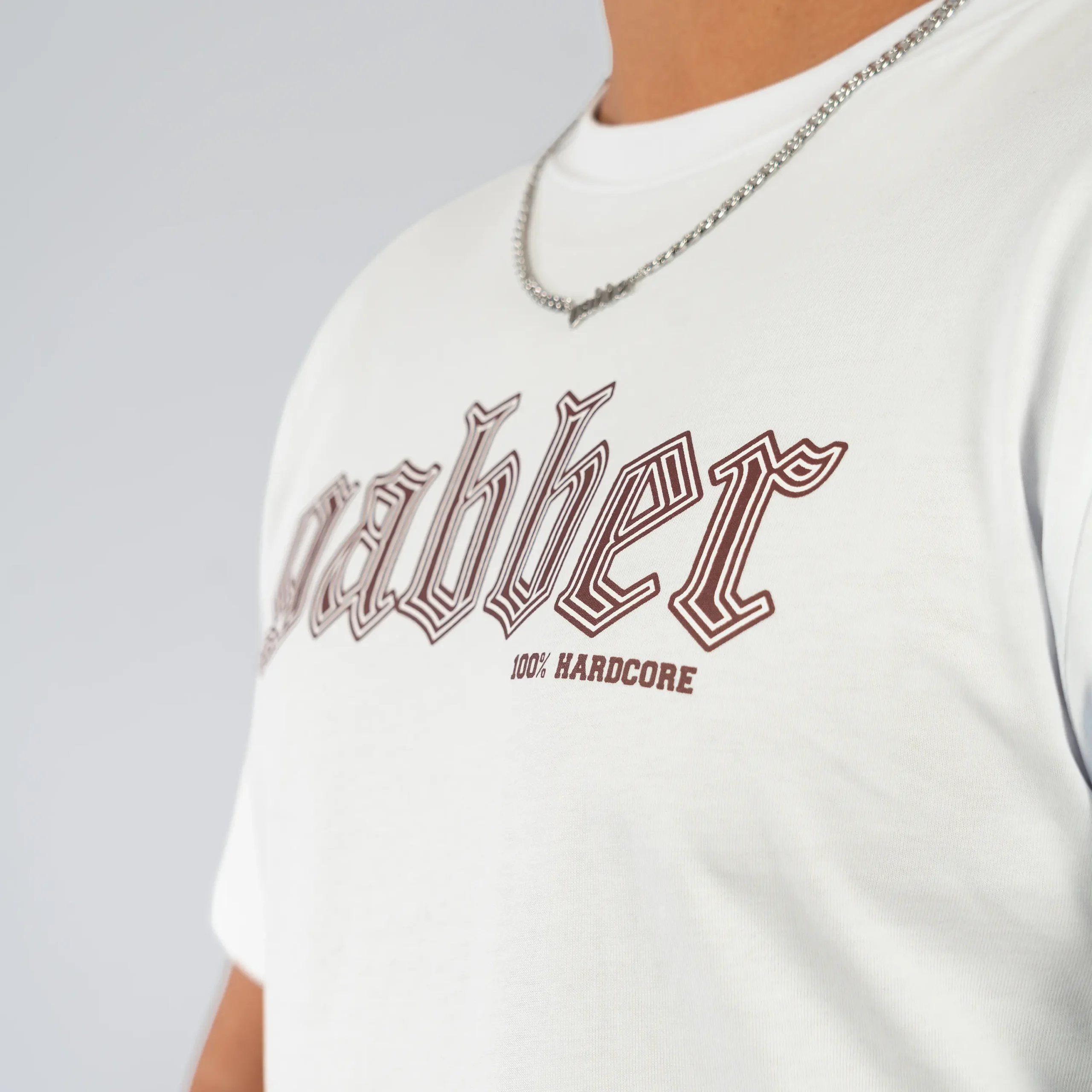 100% Hardcore Shirt Gabber Burgundy – Bild 5