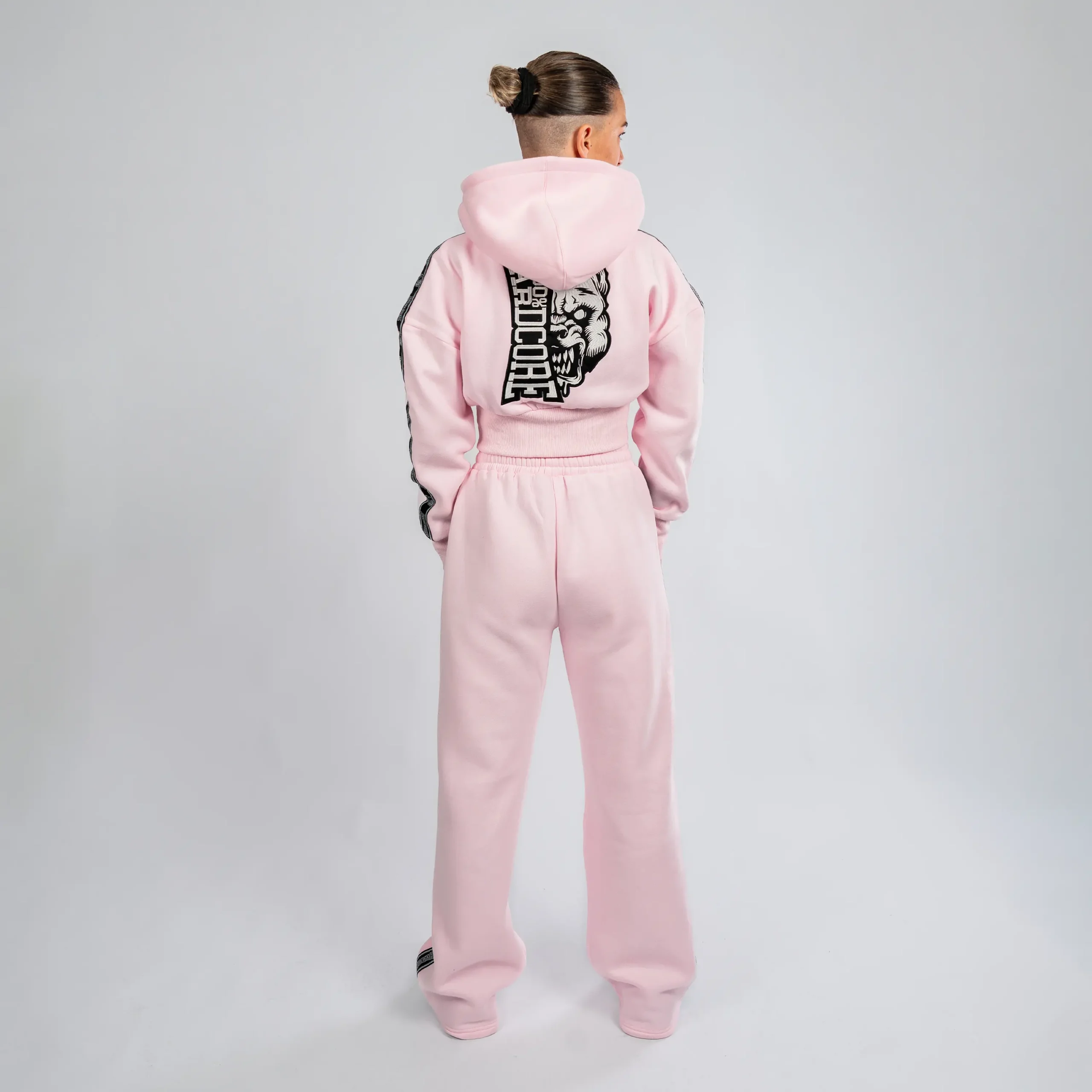 100% Hardcore Cropped Zipper Branded Rage Pink – Bild 8