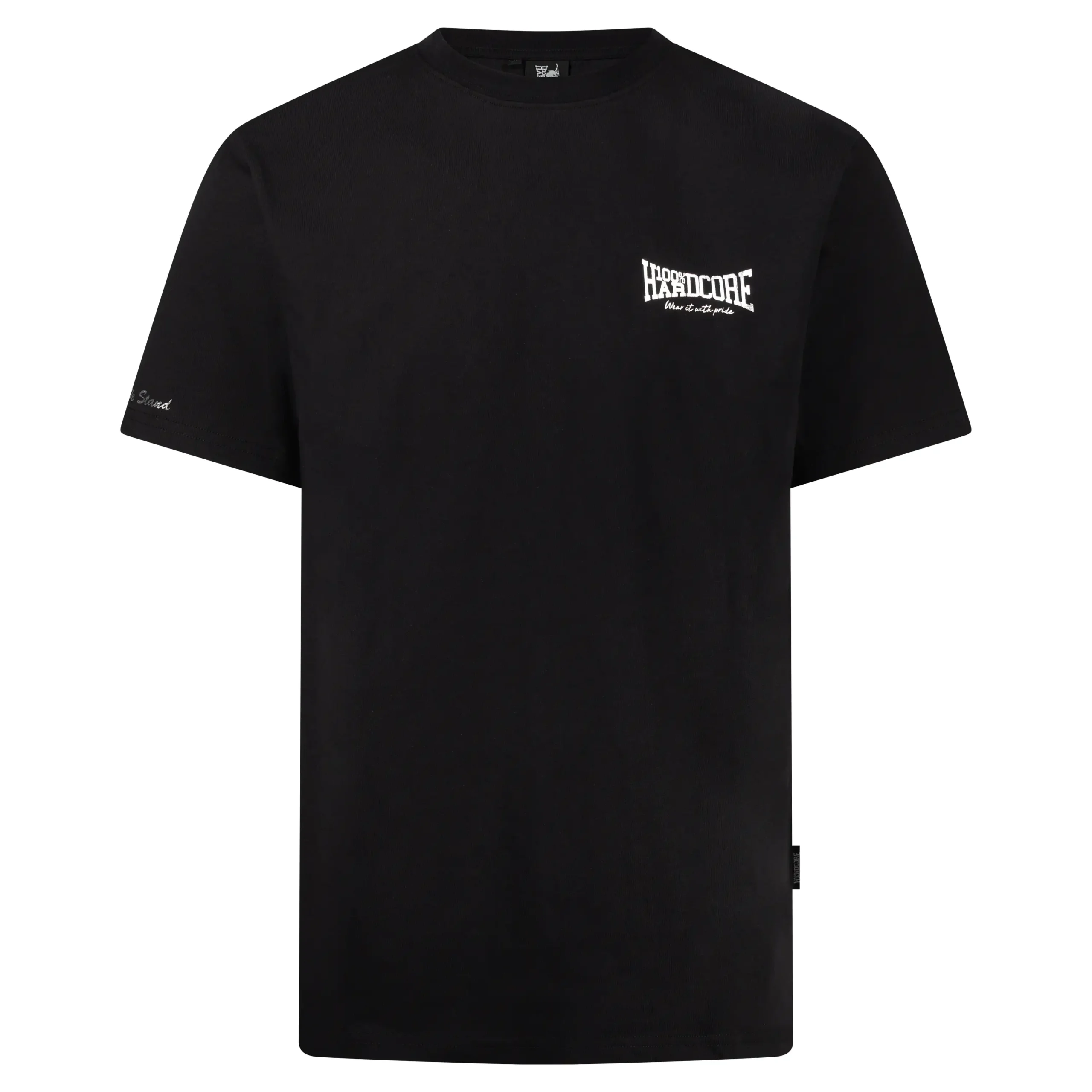 100% Hardcore Shirt Silver – Image 7