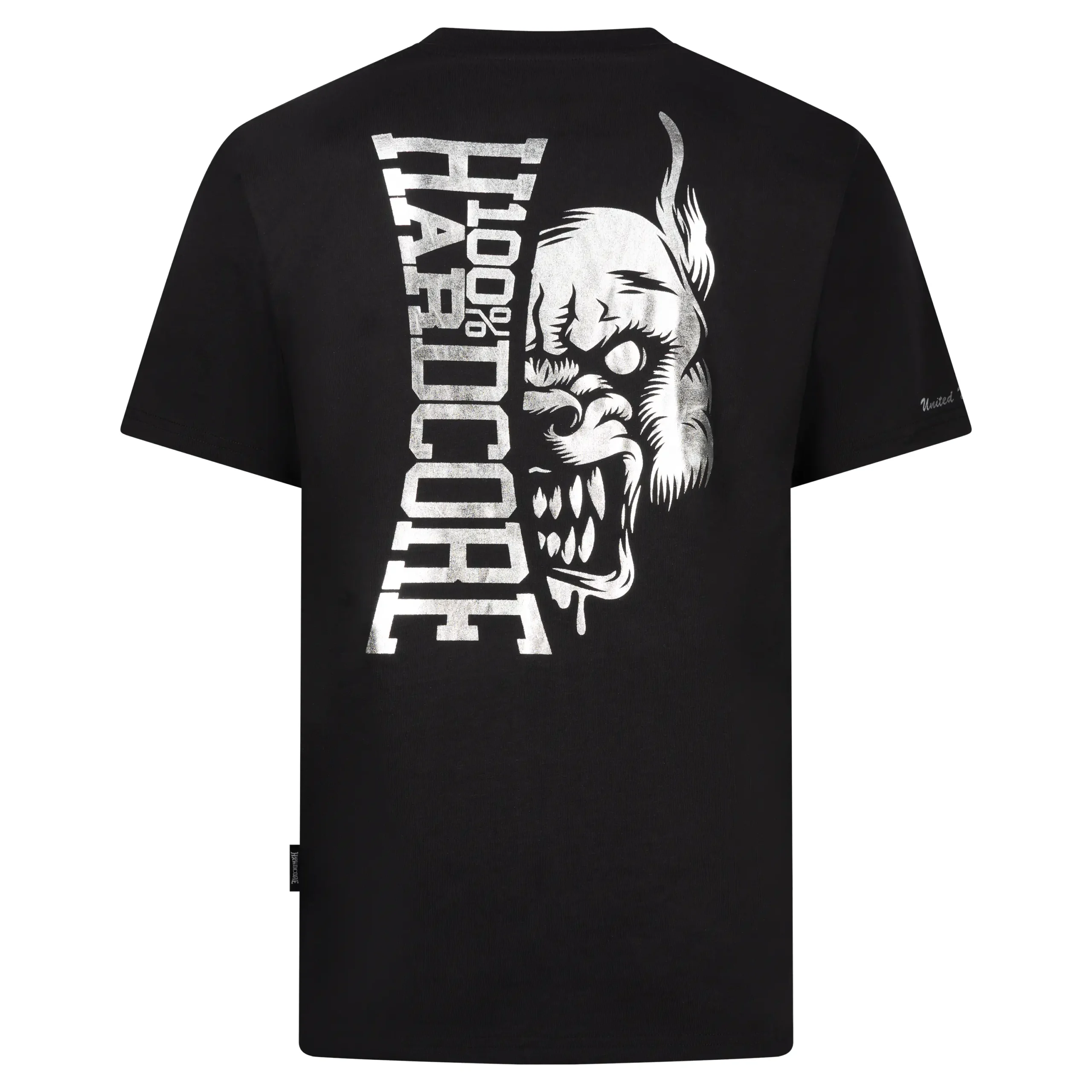 100% Hardcore Shirt - Silver