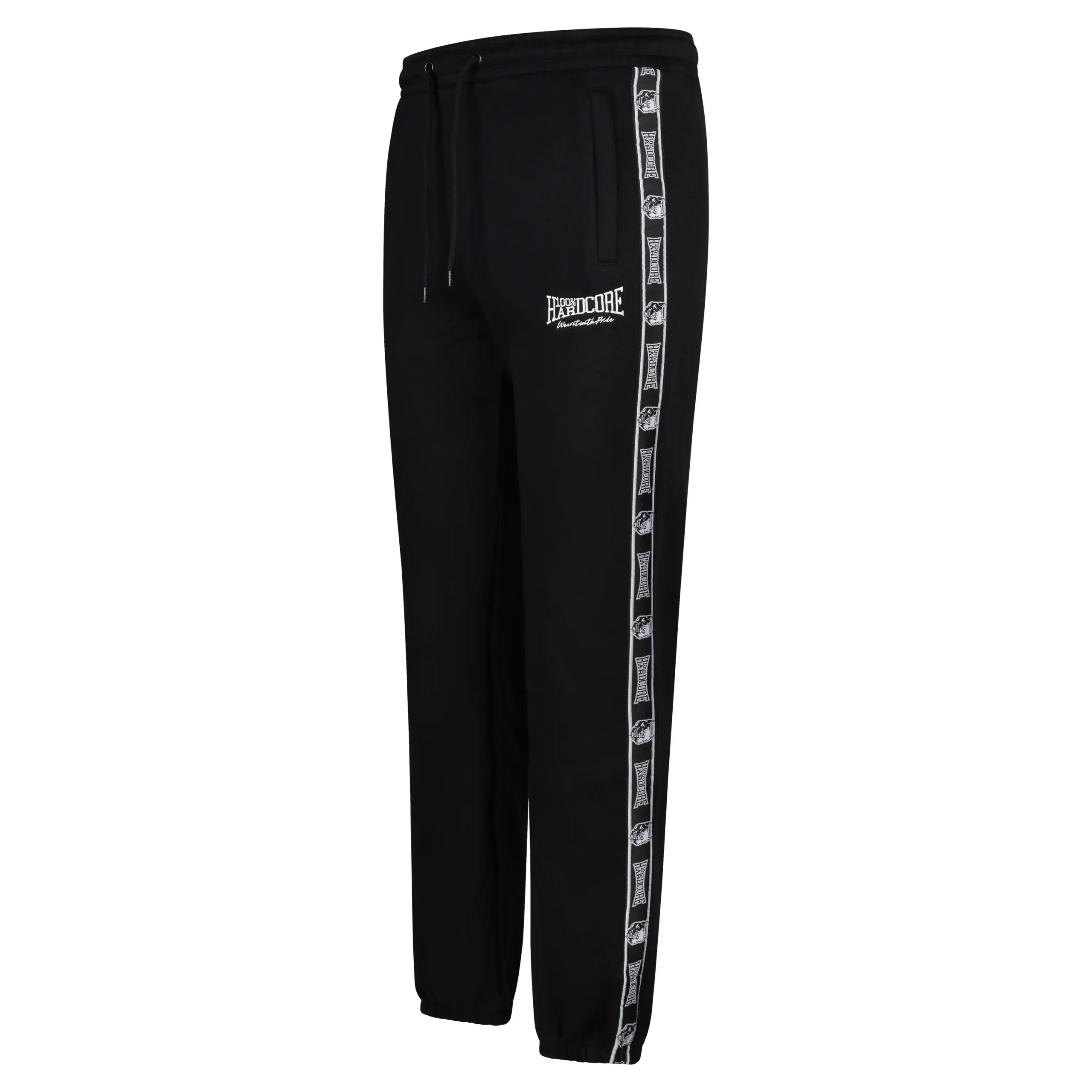 100% Hardcore Jogginghose Essential Taped Black
