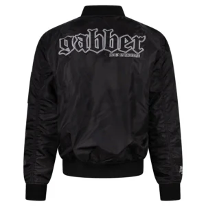 100% Hardcore Gabber Striped Bomber Jacket