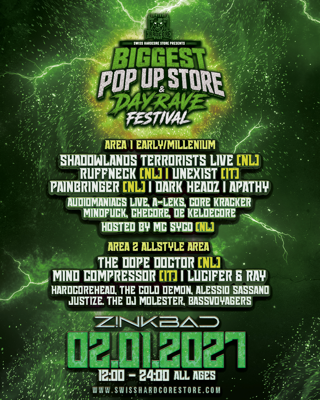 Eventticket Biggest Pop Up Store Part & Day Rave Festival Part 2 ab 16 Jahren