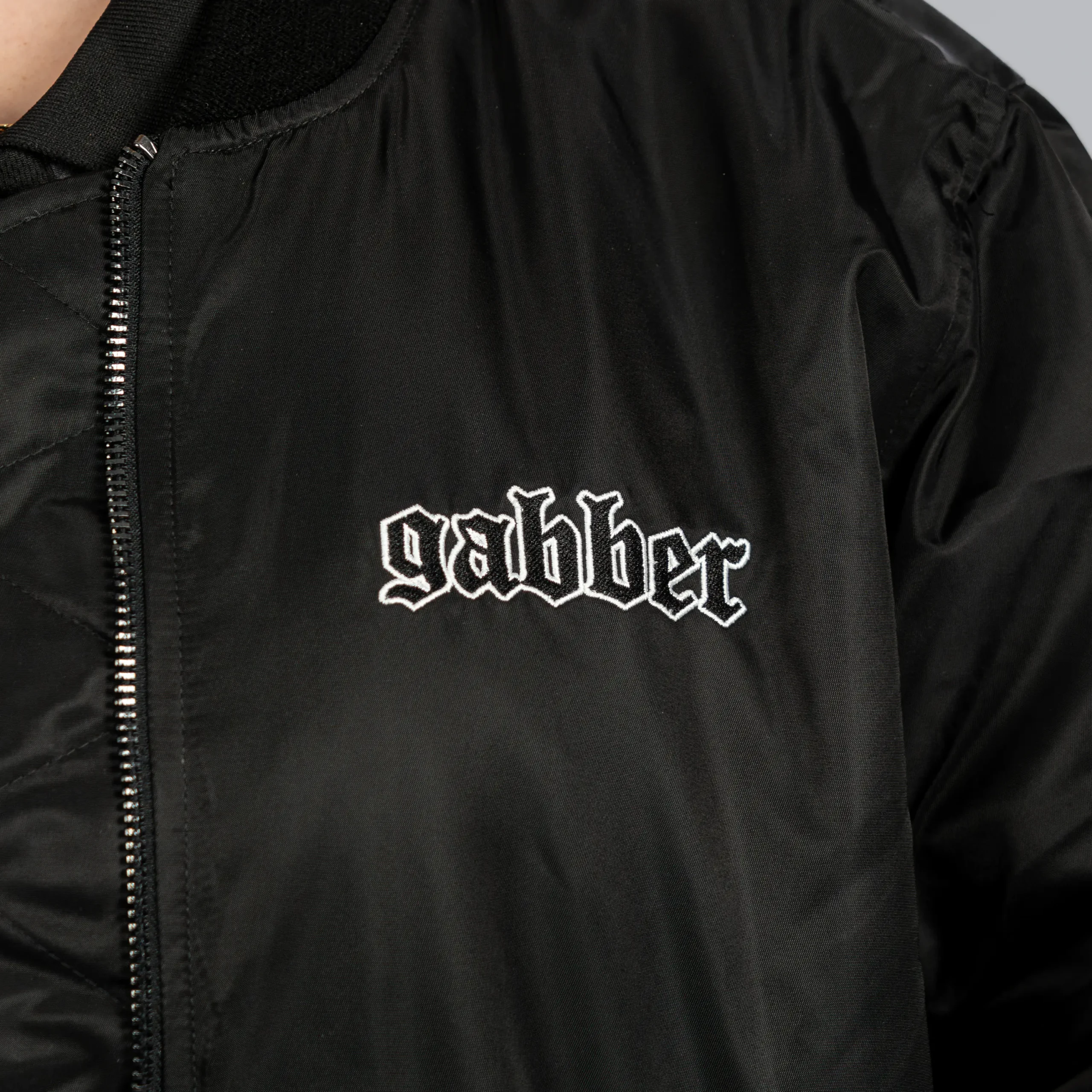 100% Hardcore Bomberjacke Gabber Striped – Bild 8