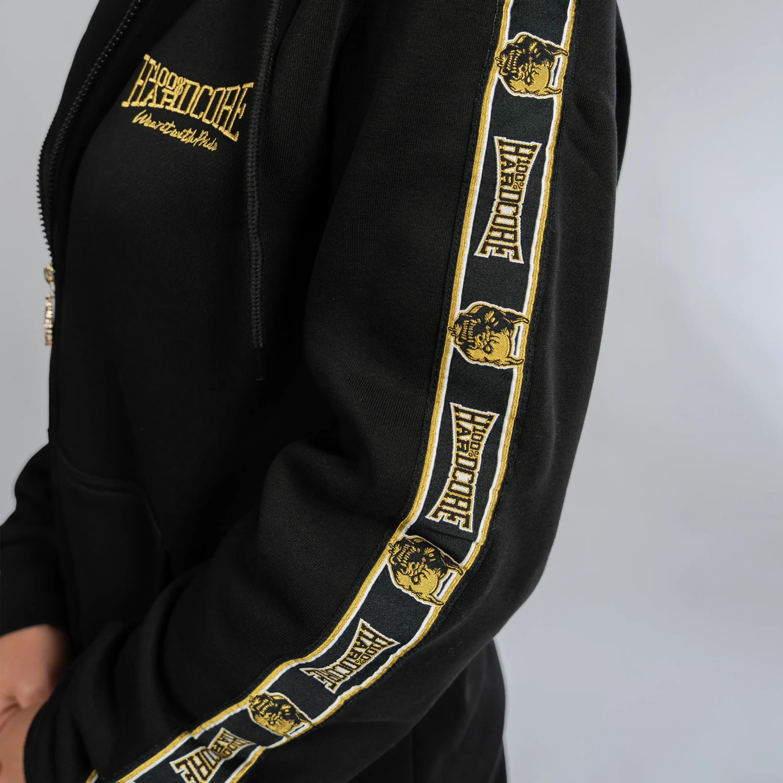 100% Hardcore Jogginganzug komplett Essential Gold – Bild 5