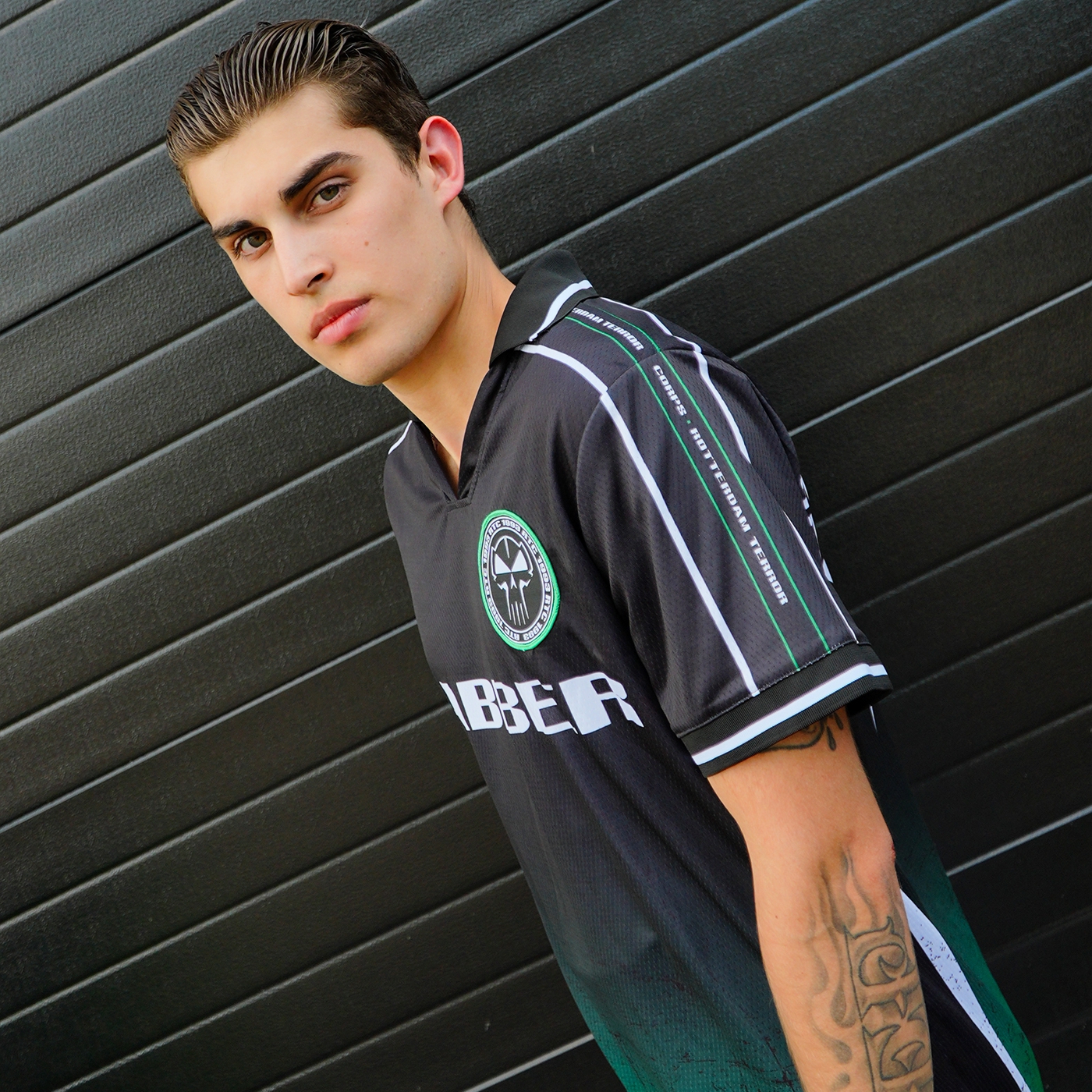 Maillot de football Rotterdam Terror Corps noir et vert – Image 5