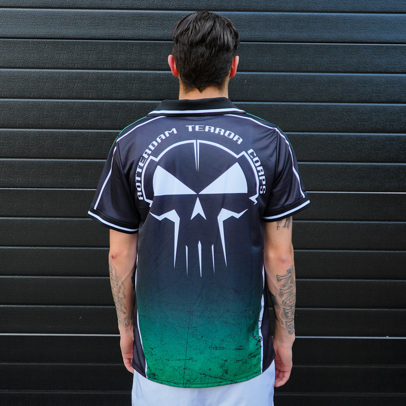 Maillot de football Rotterdam Terror Corps noir et vert