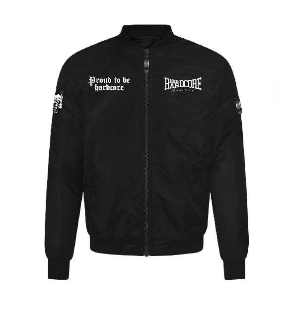 100% Hardcore Bomberjacke Proud black – Bild 2