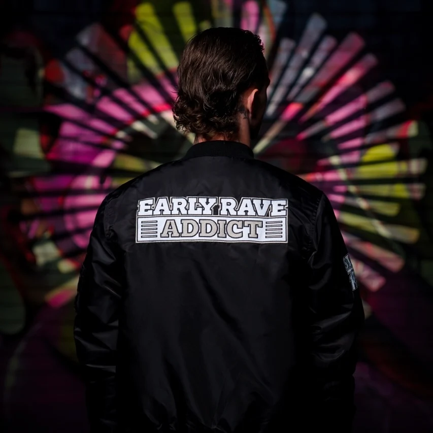 DJ Panic Bomberjacke Early Rave Addict – Bild 6